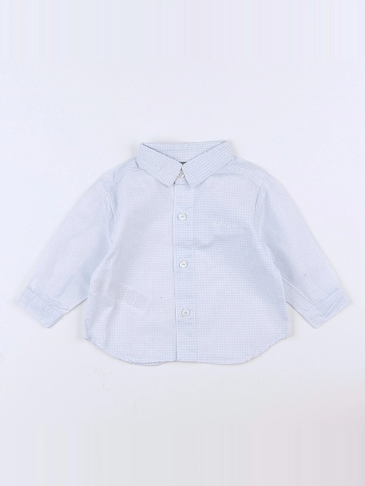 Tutto Piccolo - chemise blanc, bleu - 9/12 mois