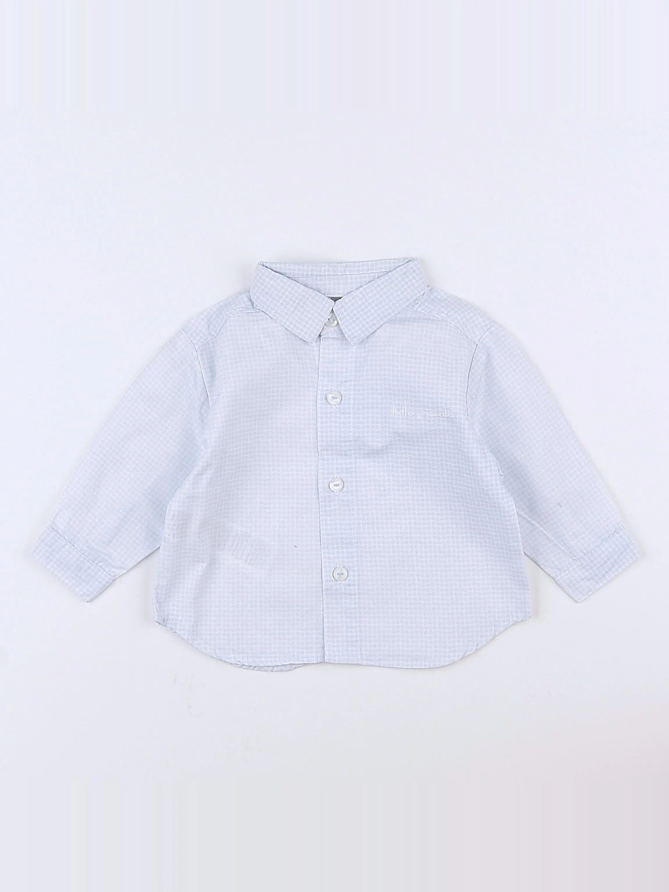 Tutto Piccolo - chemise blanc, bleu - 9/12 mois