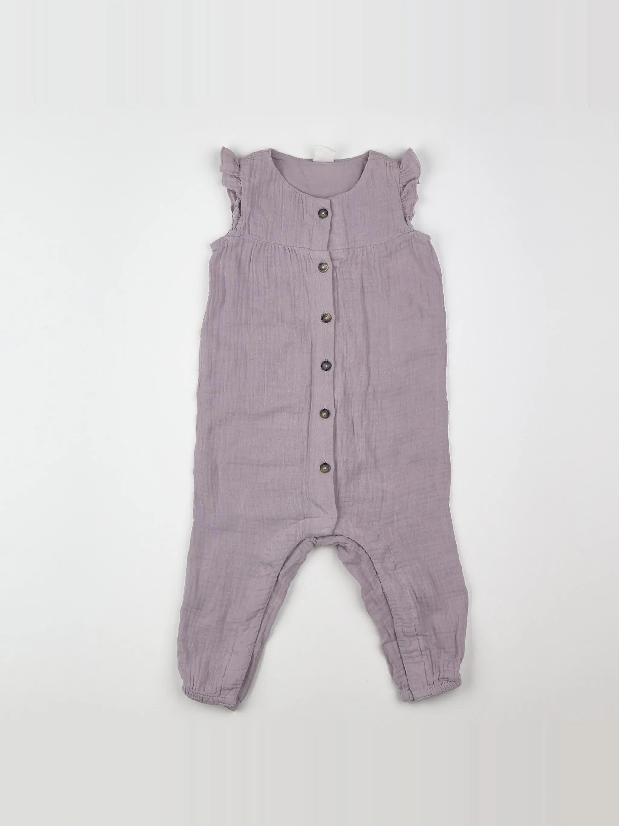 H&M - combinaison violet - 9/12 mois