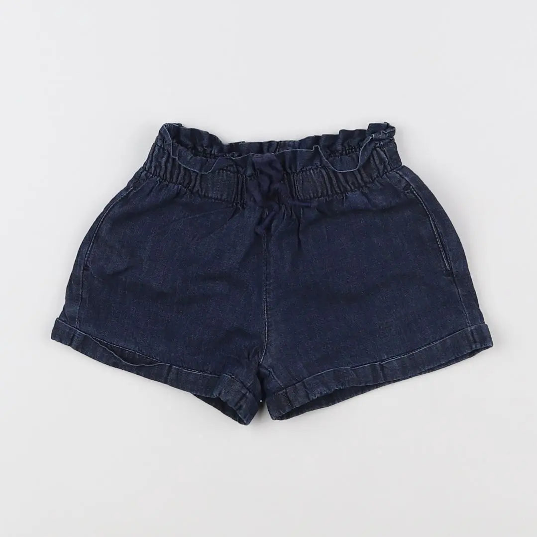 Vertbaudet - short doublé bleu - 18 mois