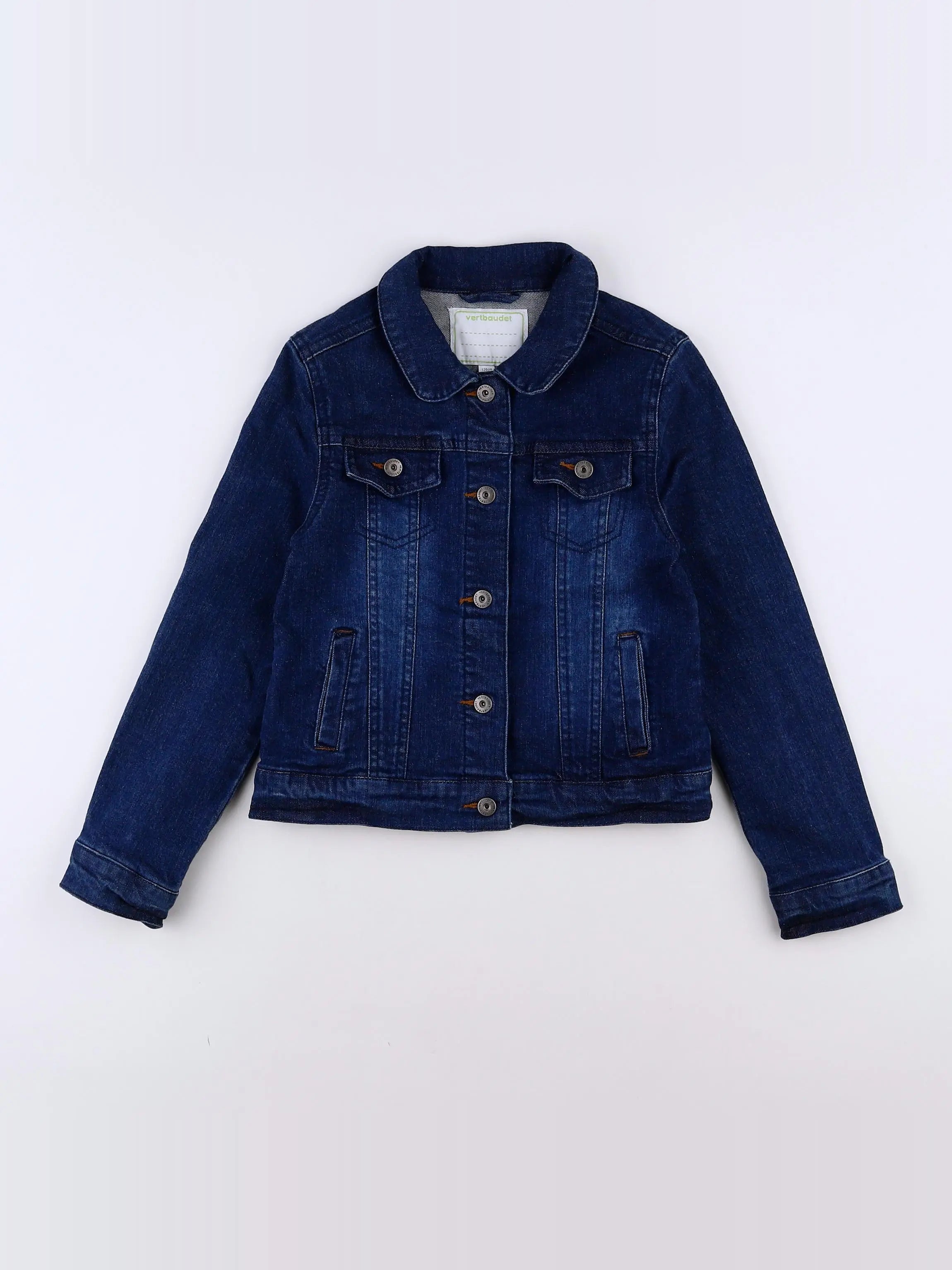 Vertbaudet - veste bleu - 8 ans