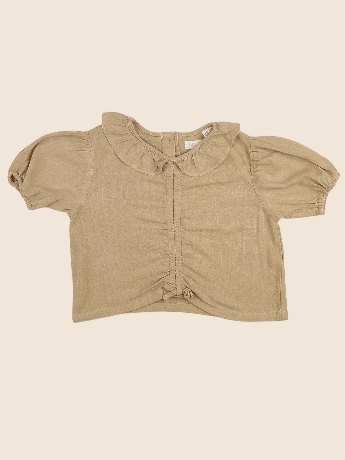 Zara - blouse marron - 9/12 mois