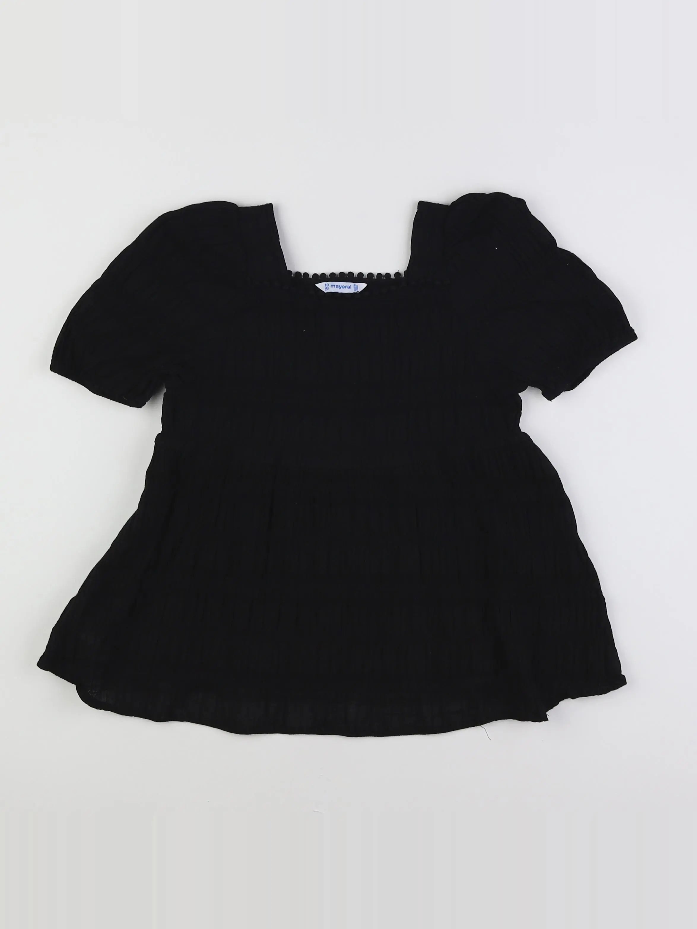Mayoral - blouse noir - 10 ans