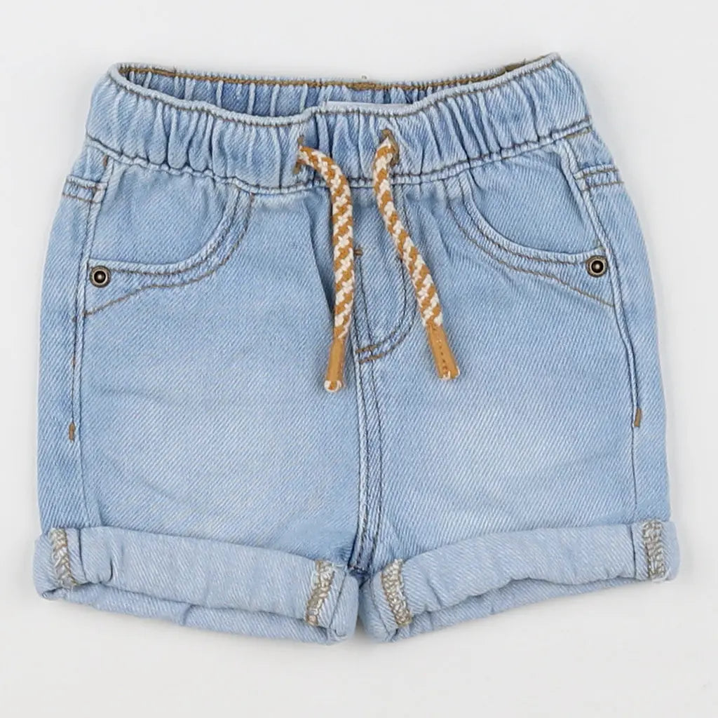 Vertbaudet - short bleu - 3 mois