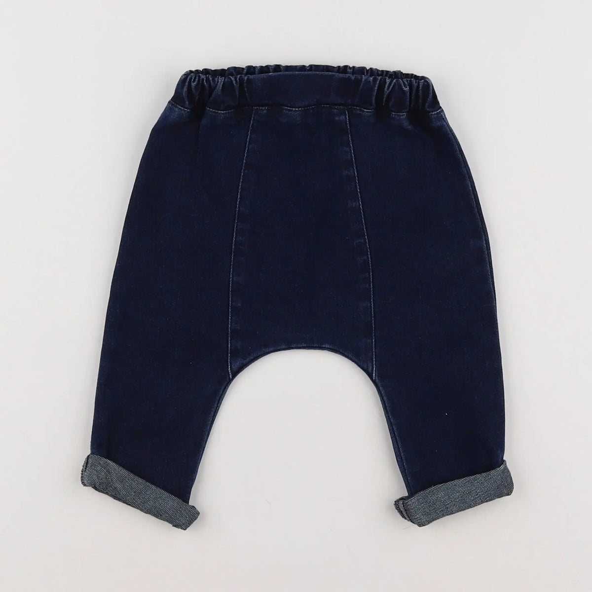 Vertbaudet - pantalon bleu - 6 mois