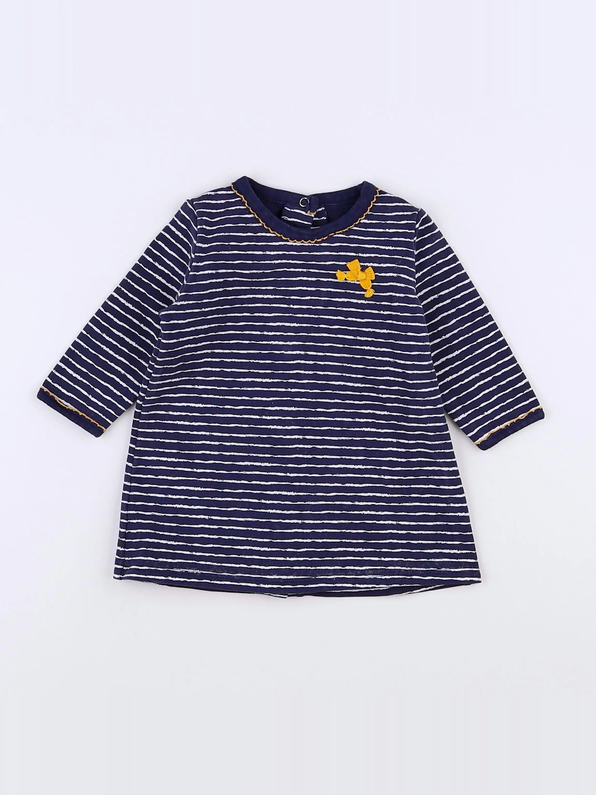 Absorba - robe bleu, blanc - 3 mois