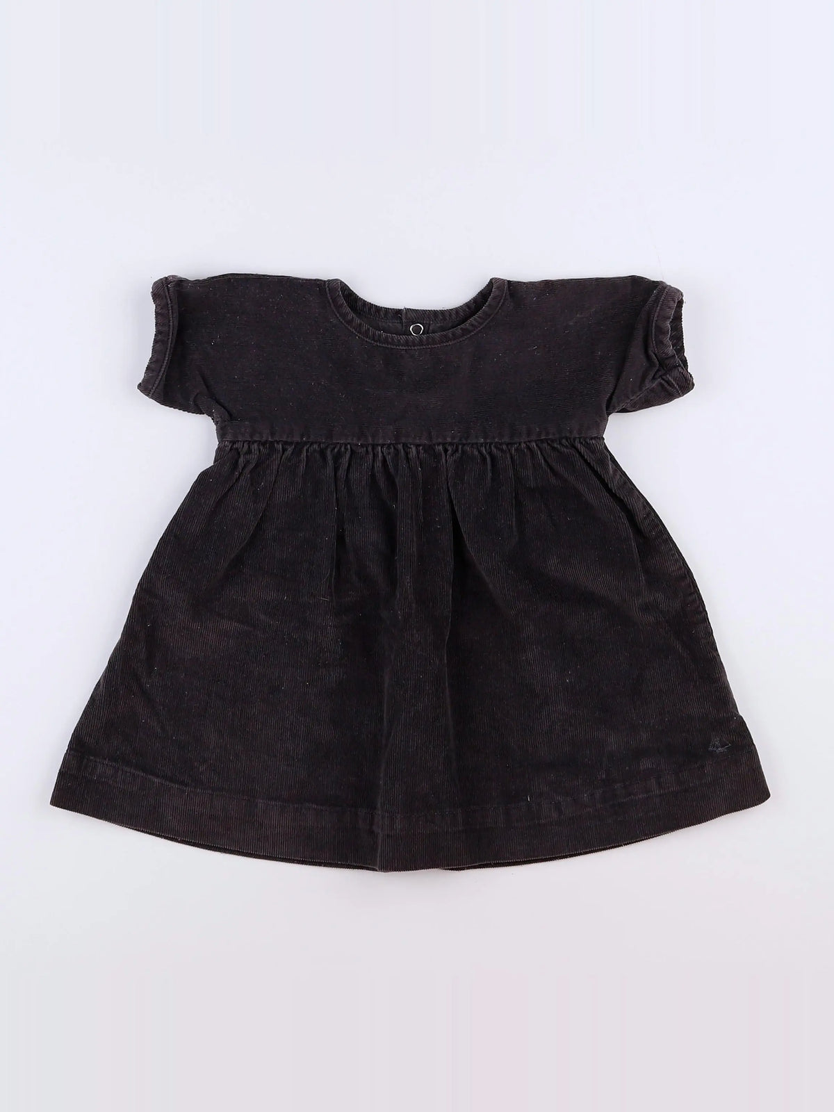 Petit Bateau - robe gris - 12 mois