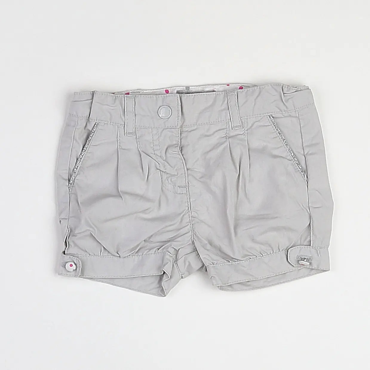 Vertbaudet - short gris - 6 mois
