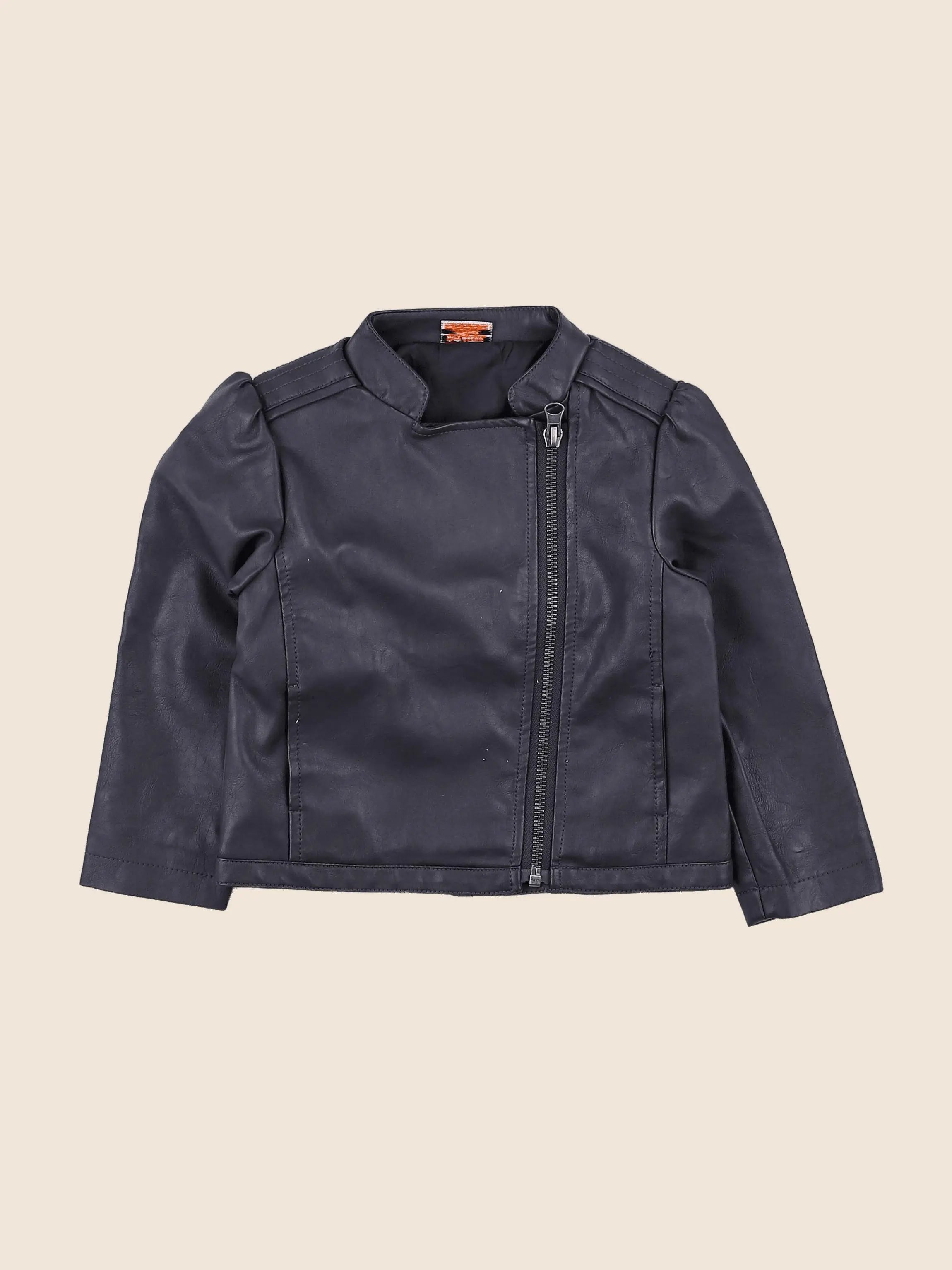 Tape à l'oeil - veste simili cuir gris - 2 ans