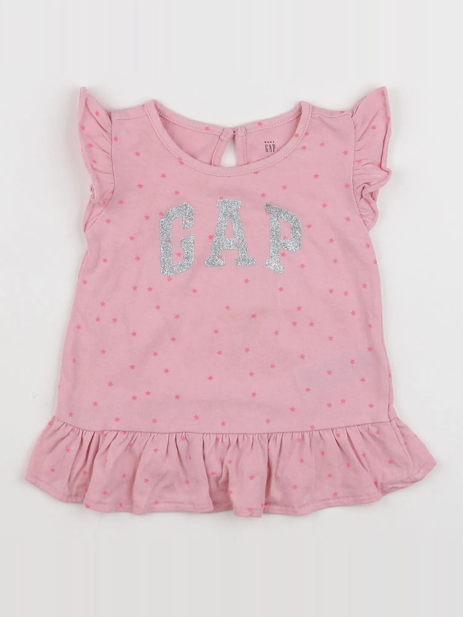 GAP - tee-shirt rose - 12/18 mois
