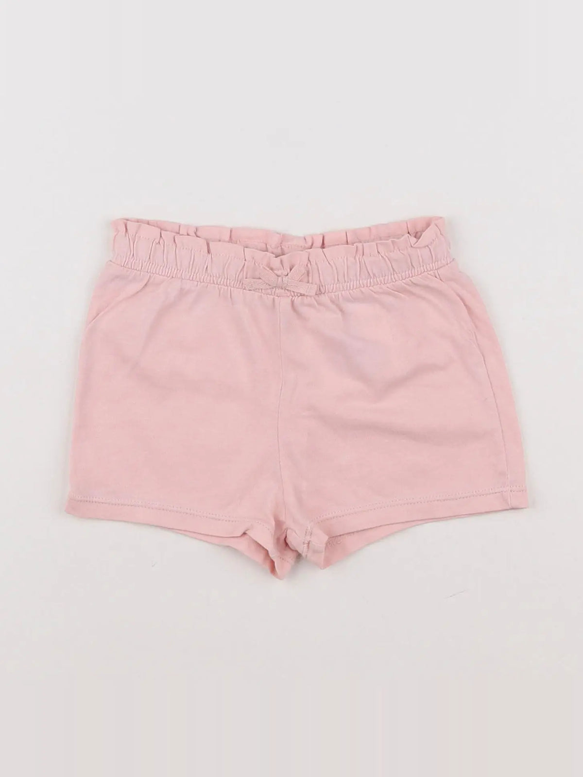 H&M - short rose - 6/9 mois