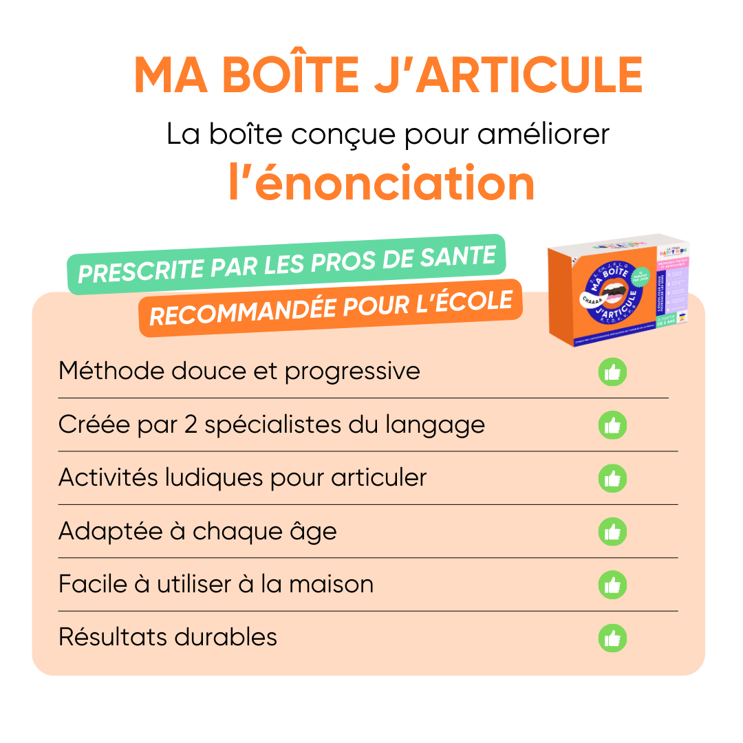 Avantages de Ma Boîte J'articule