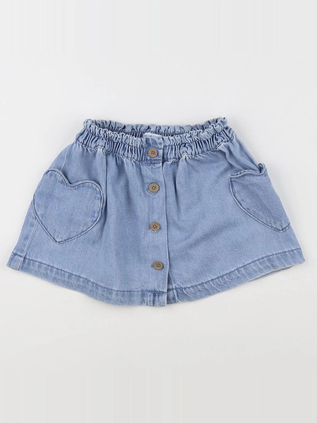 Vertbaudet - jupe bleu - 18 mois