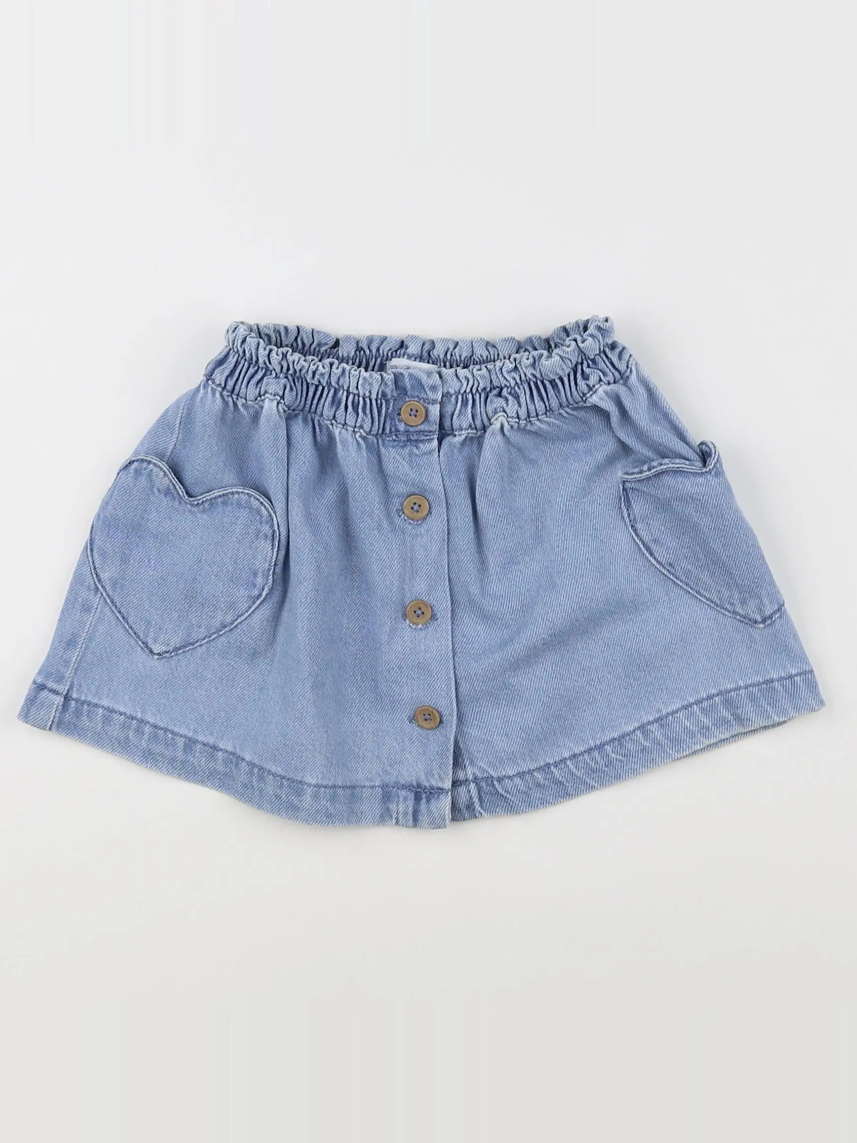 Vertbaudet - jupe bleu - 18 mois