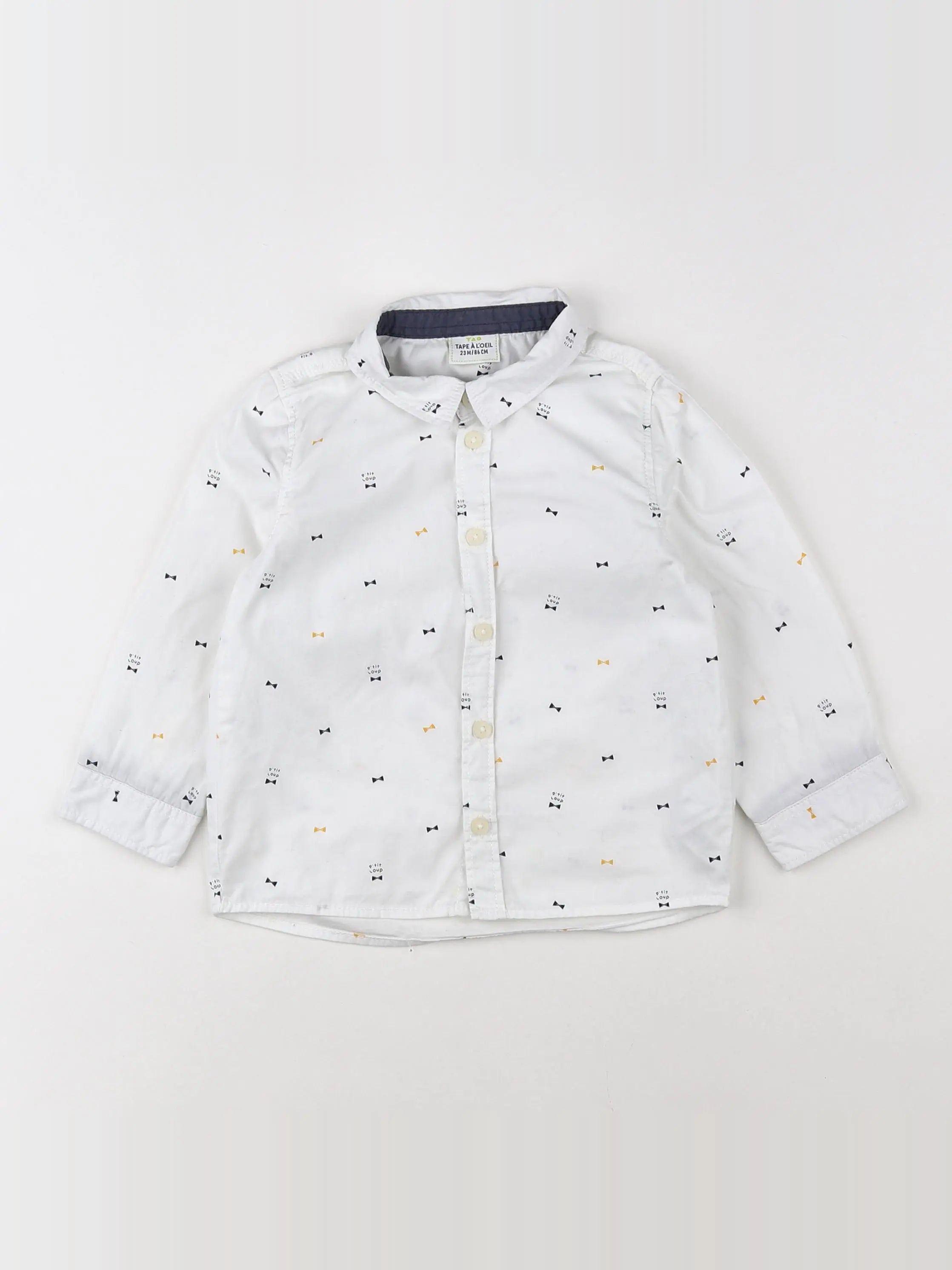 Tape à l'oeil - chemise blanc - 2 ans