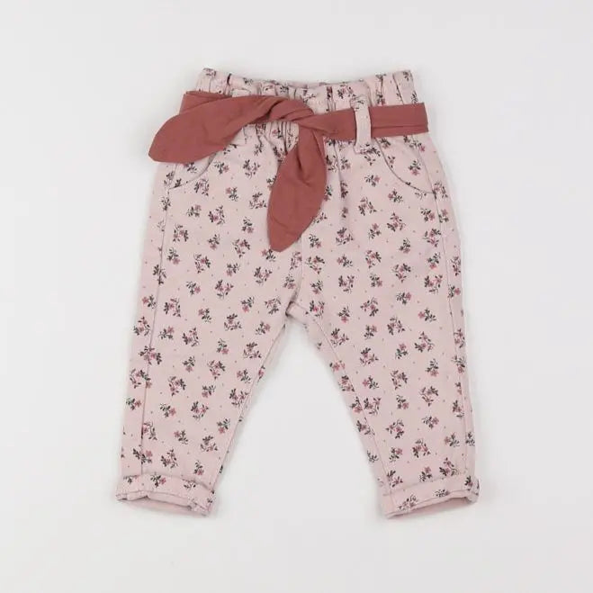 Vertbaudet - pantalon rose - 3 mois
