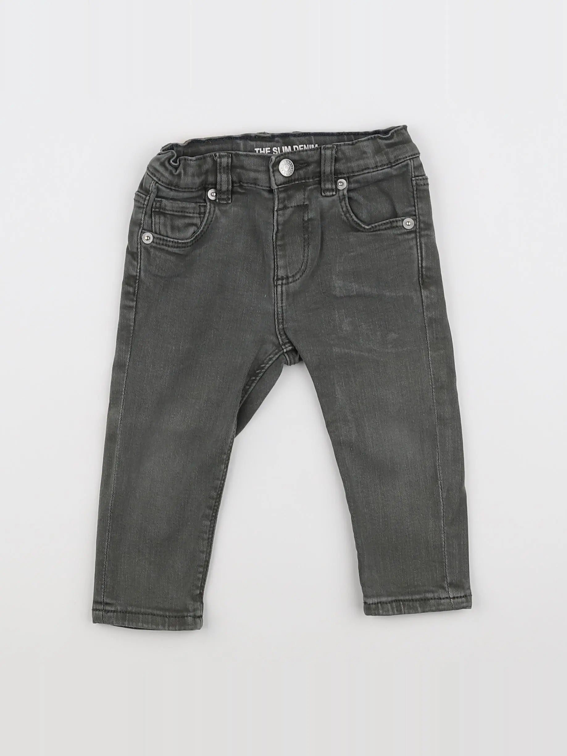 Zara - jean vert - 9/12 mois