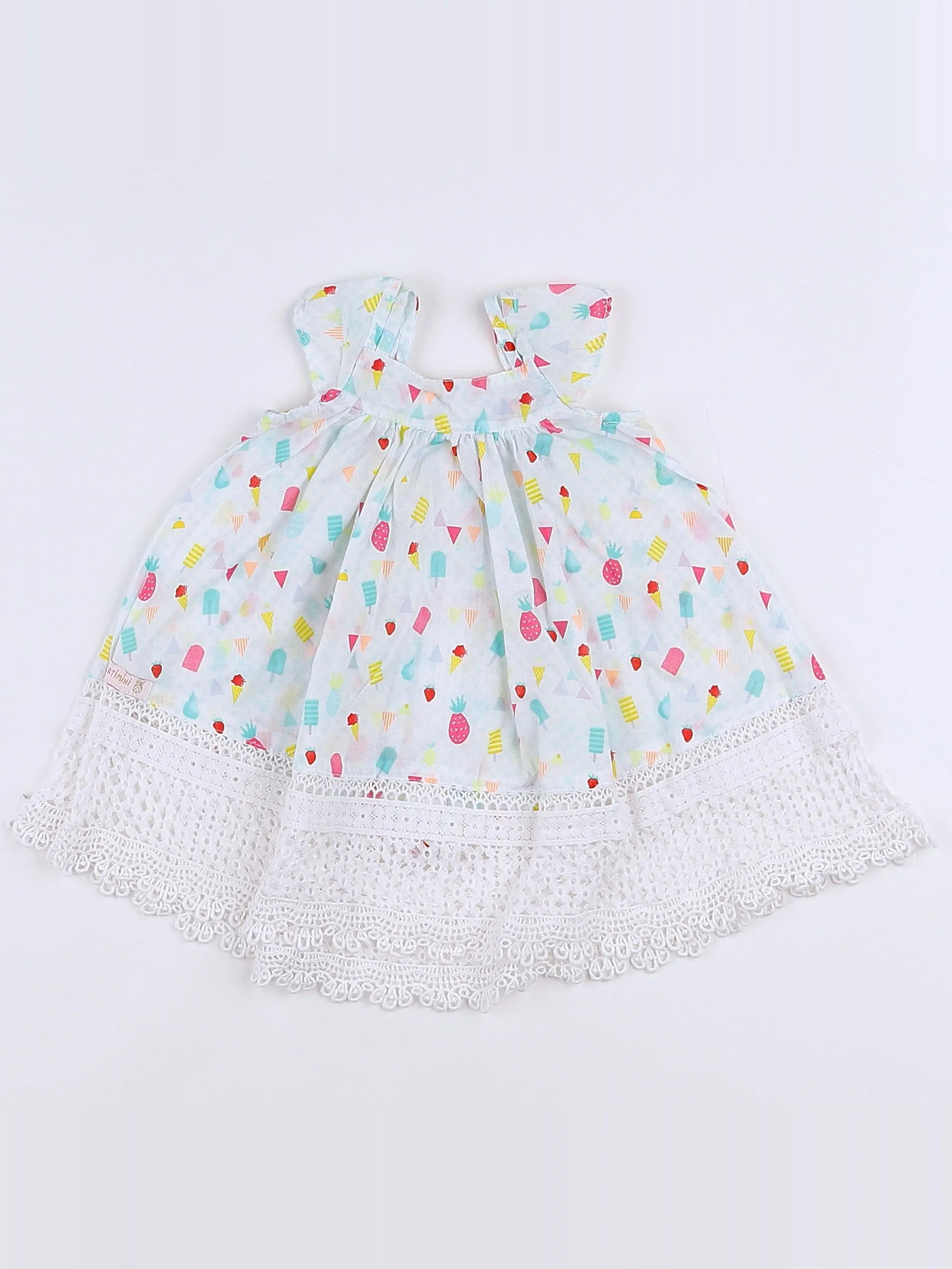 Catimini - robe blanc - 3 mois