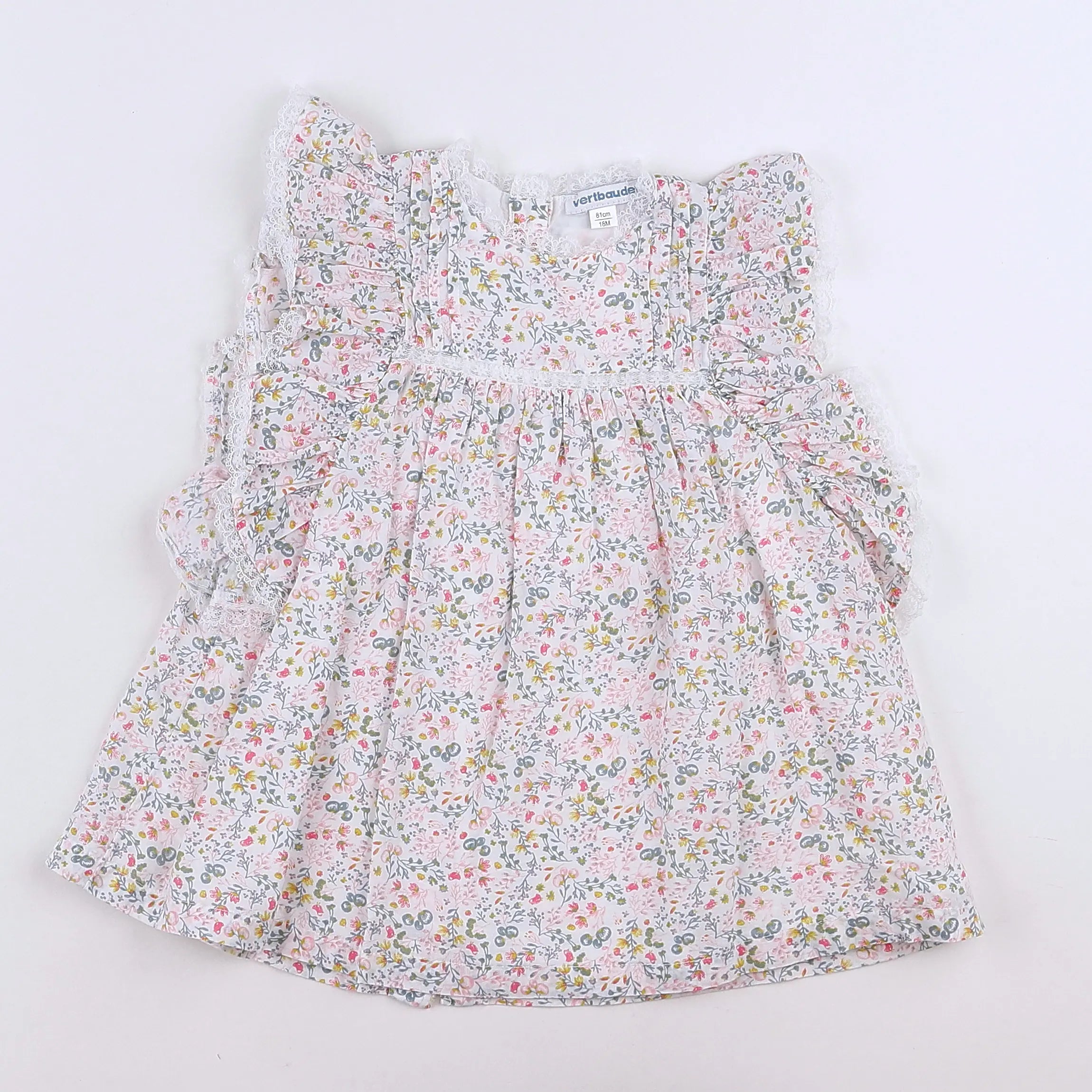 Vertbaudet - robe rose - 18 mois
