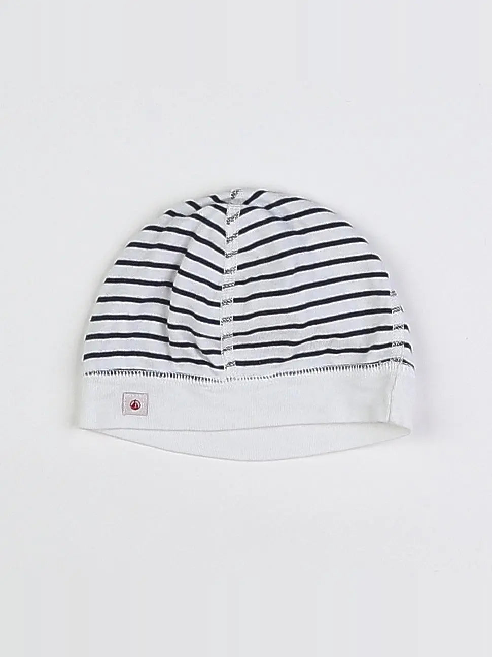 Petit Bateau - bonnet de naissance bleu - 12 mois