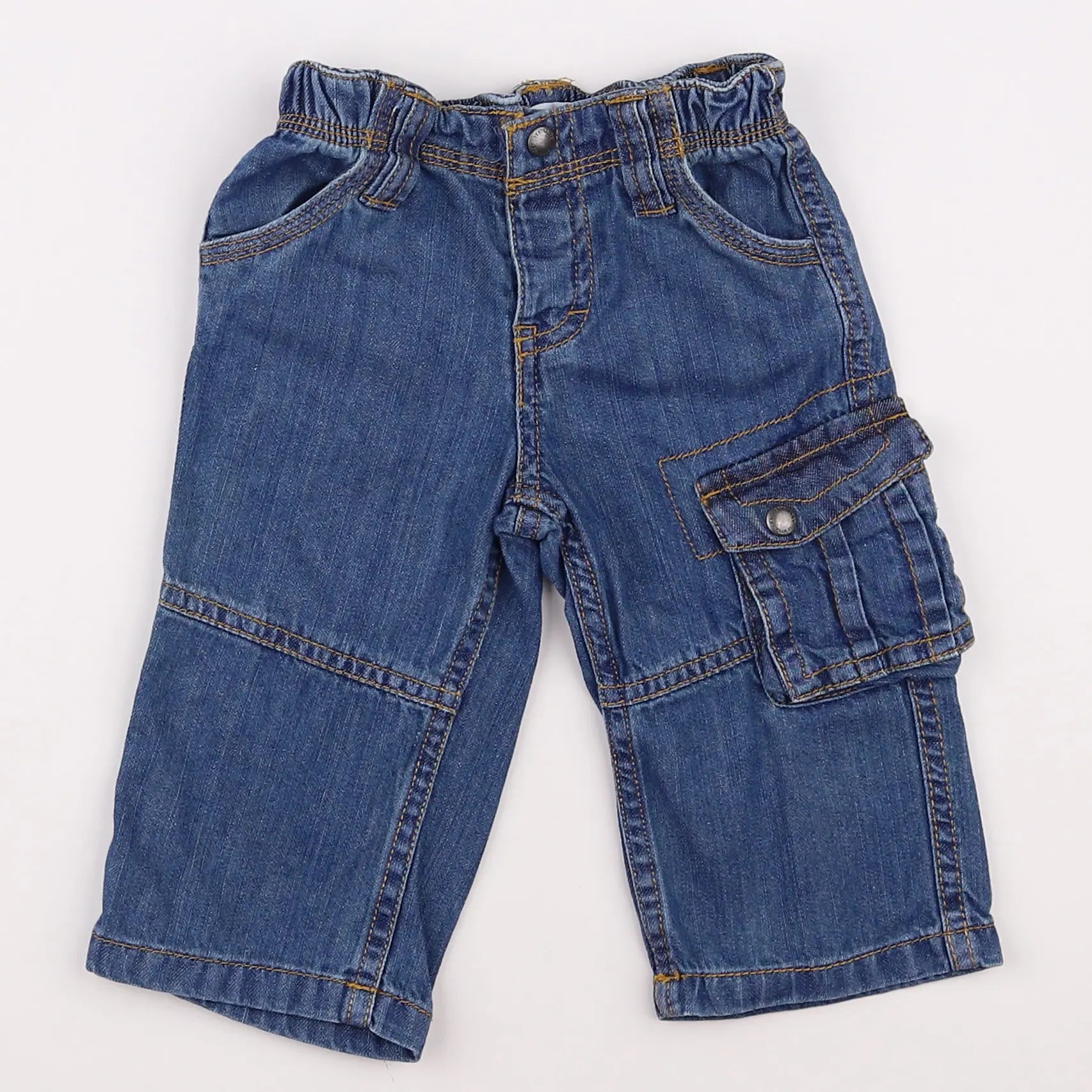 Vertbaudet - jean bleu - 12 mois