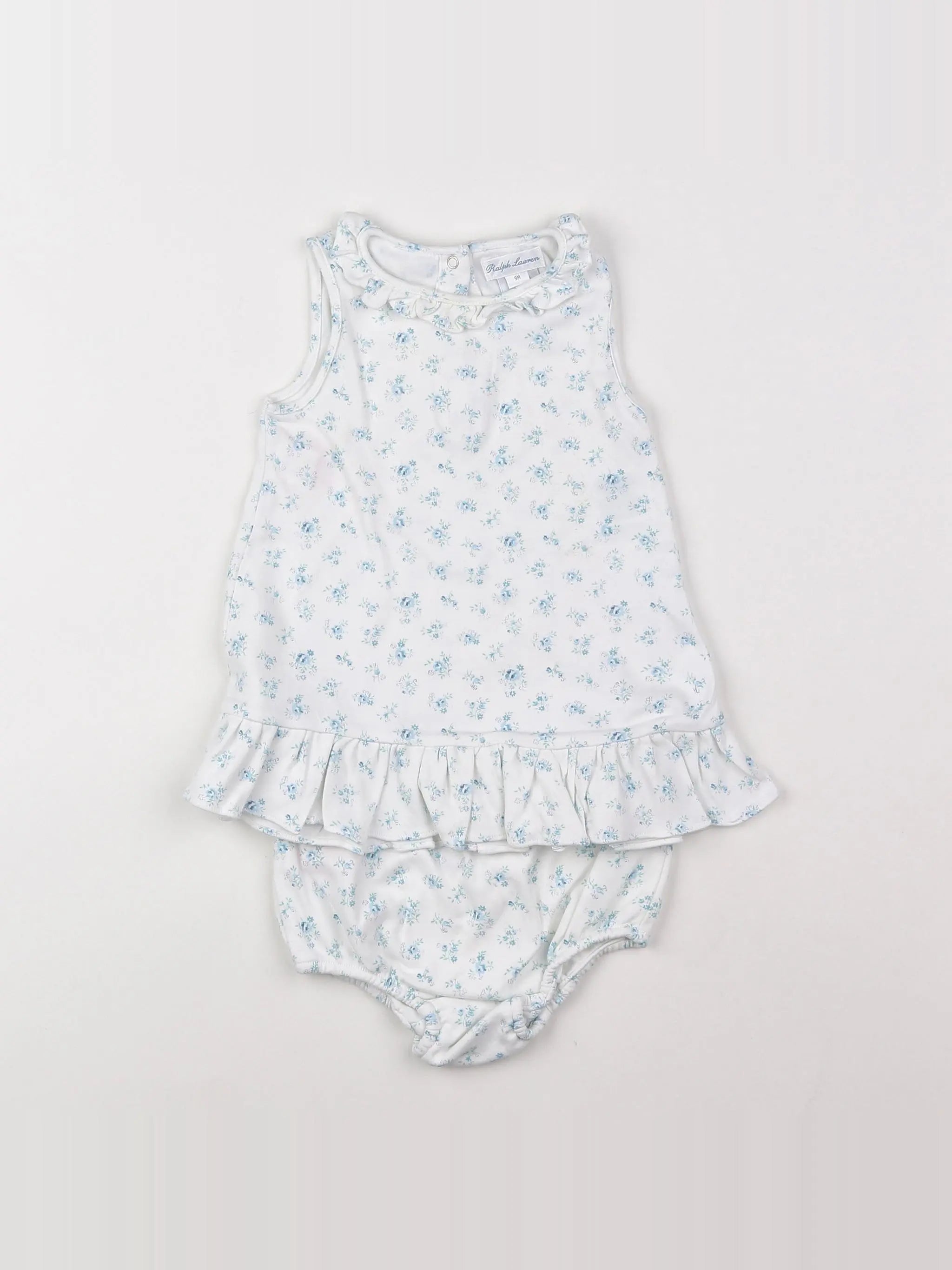 Ralph Lauren - robe blanc - 9 mois