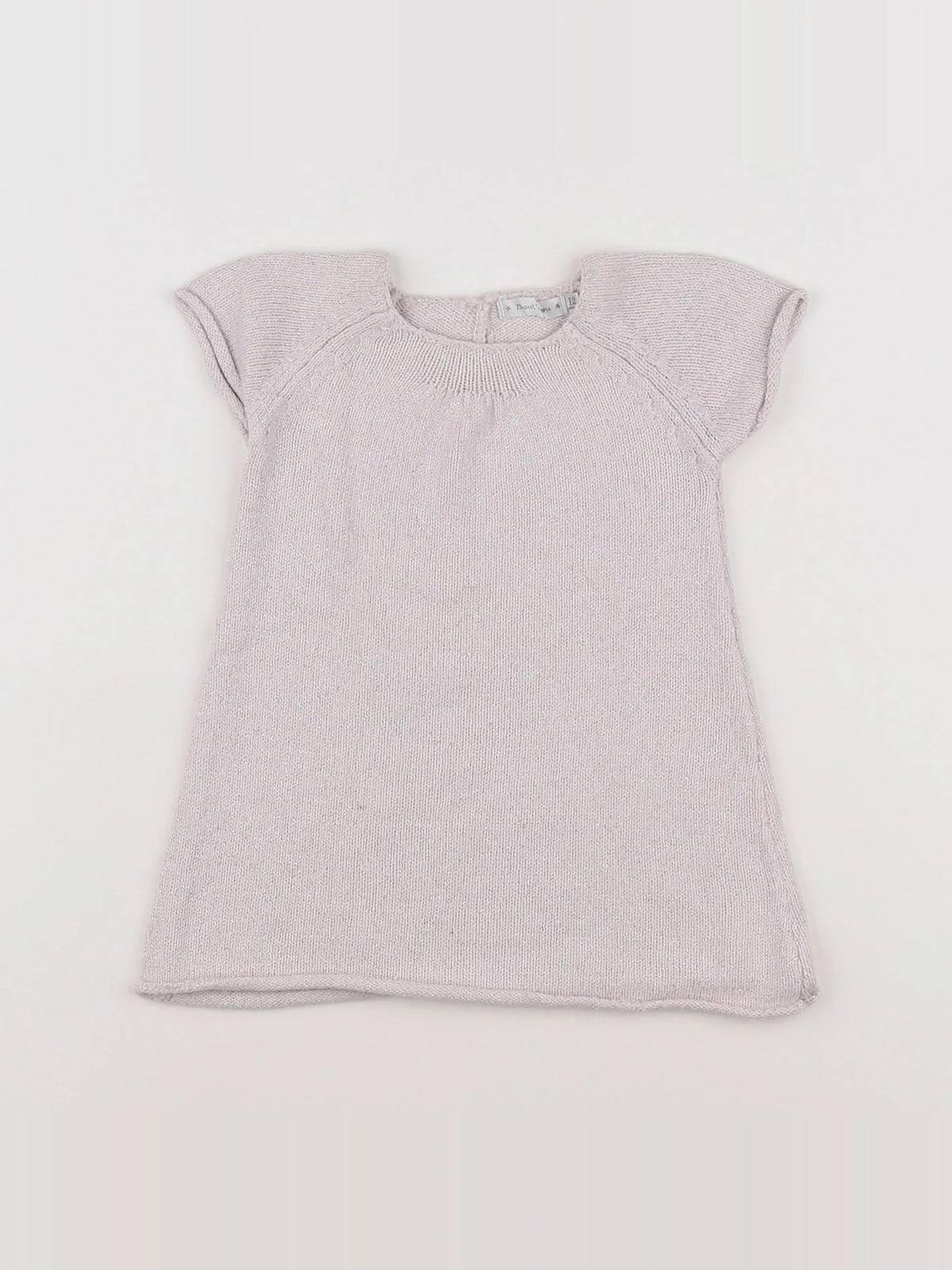 Boutchou - robe or, rose - 12 mois