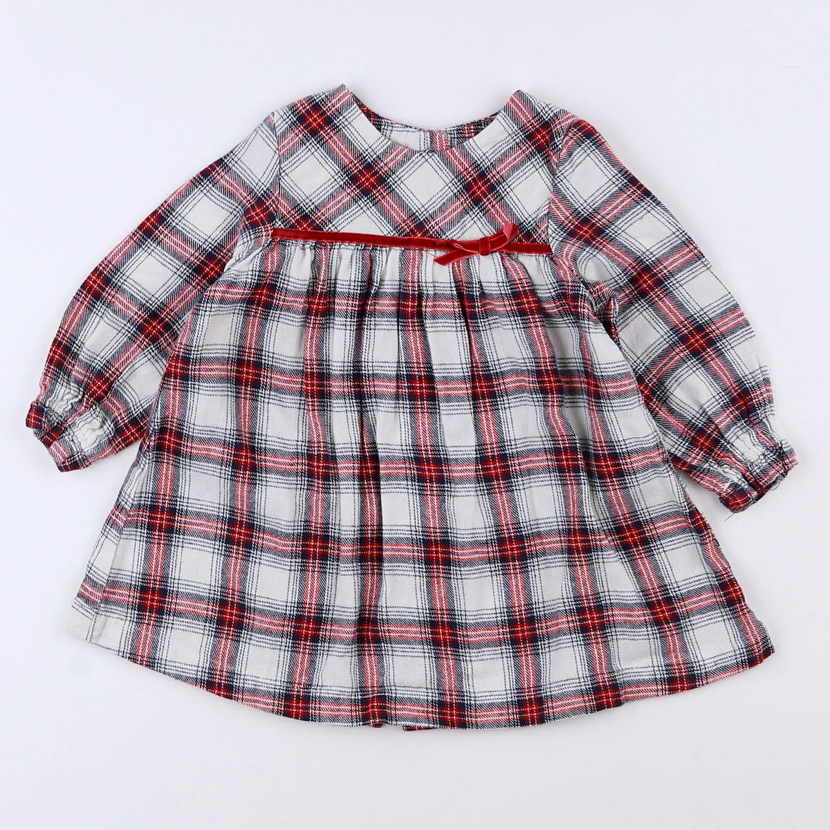 Vertbaudet - robe rouge - 9 mois