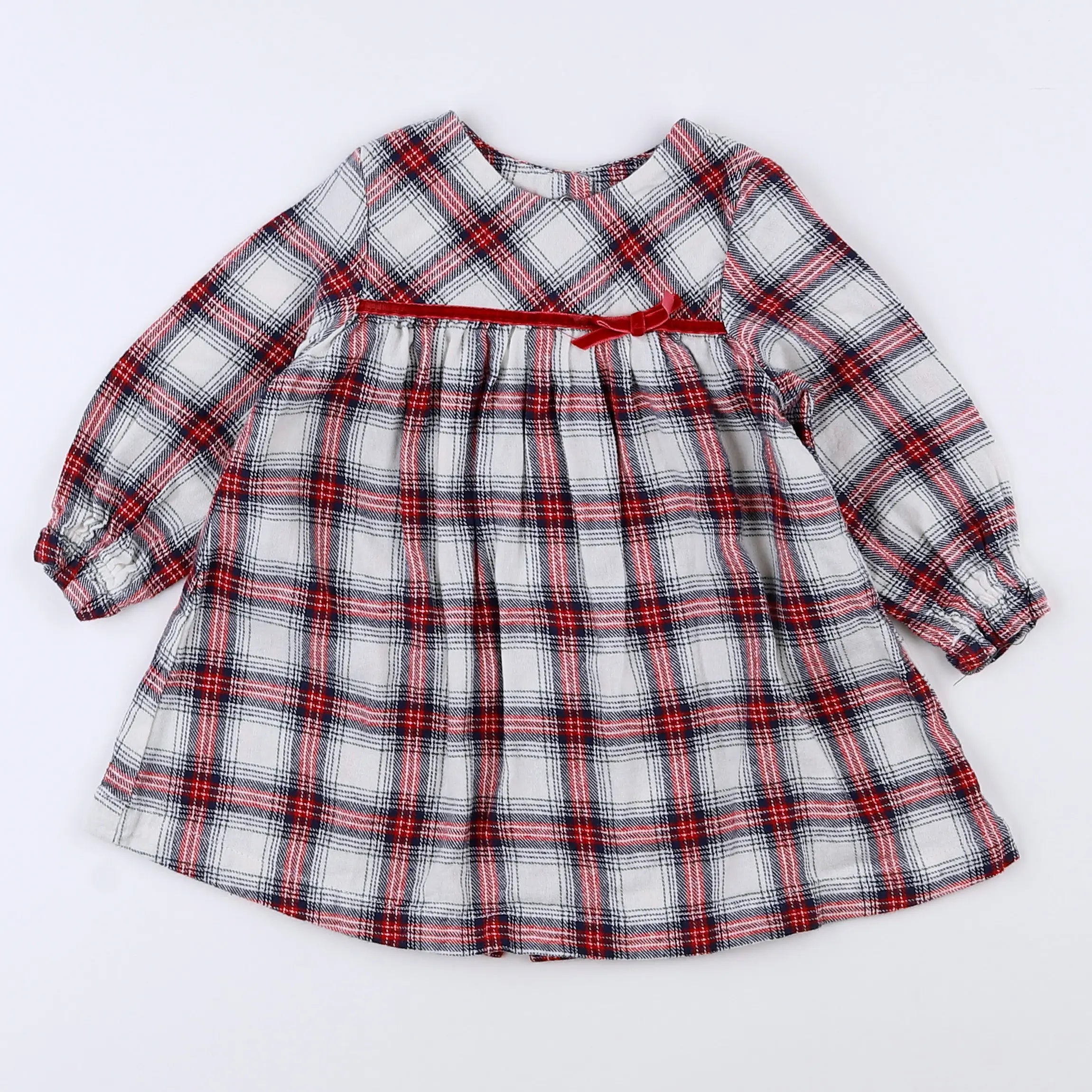 Vertbaudet - robe rouge - 9 mois
