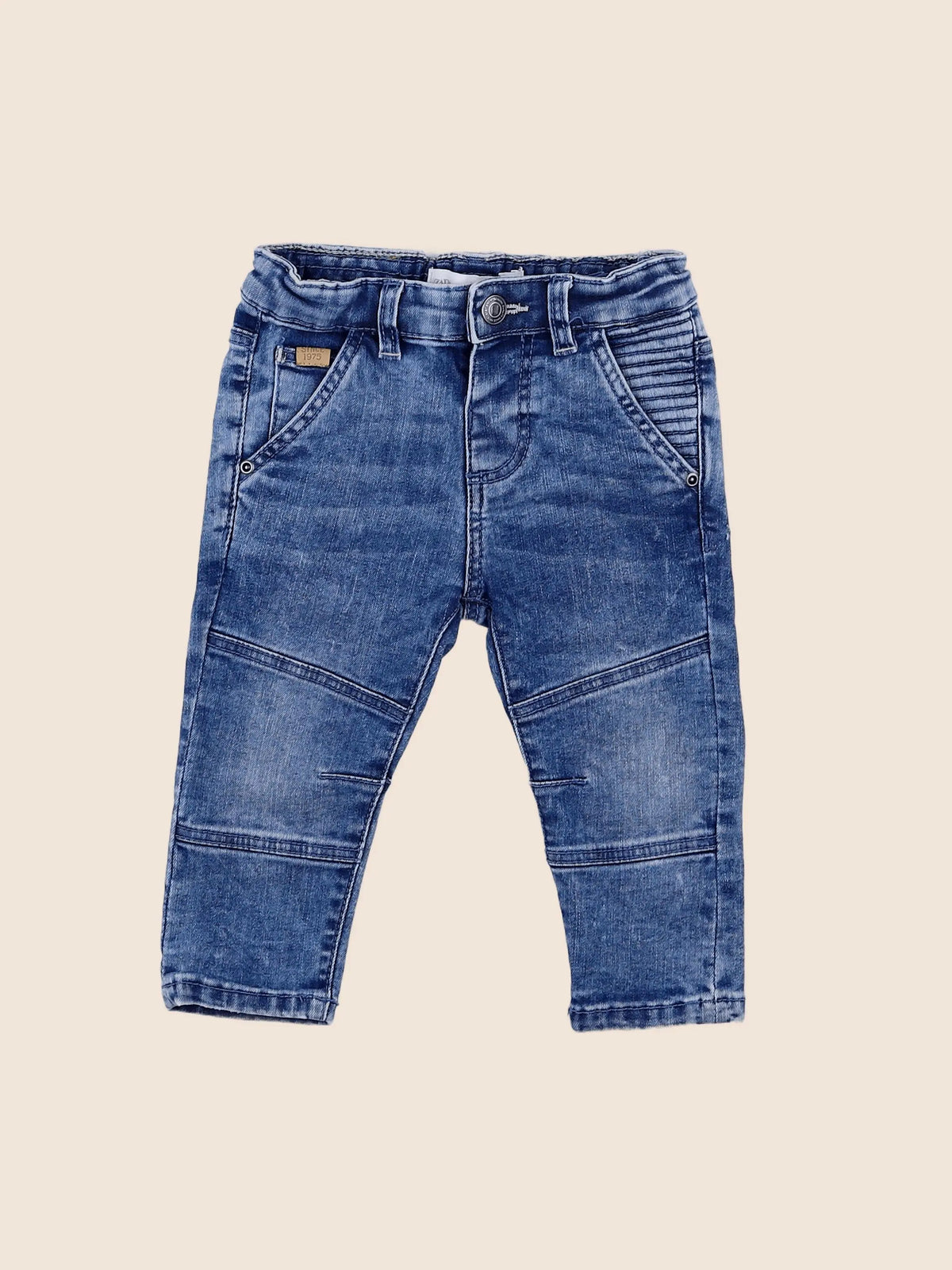 Zara - jean bleu - 9/12 mois
