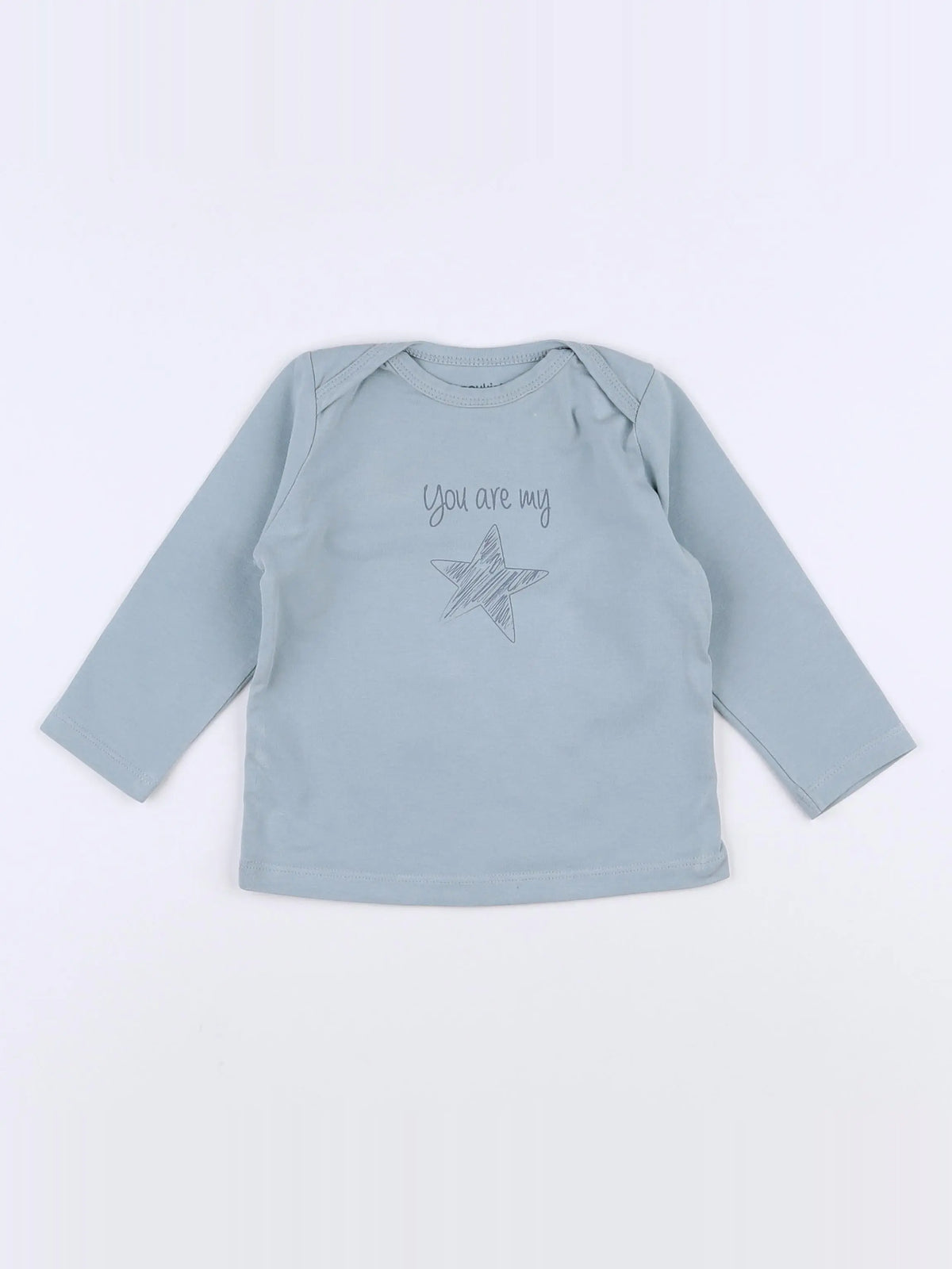 Noukie's - tee-shirt bleu - 9 mois