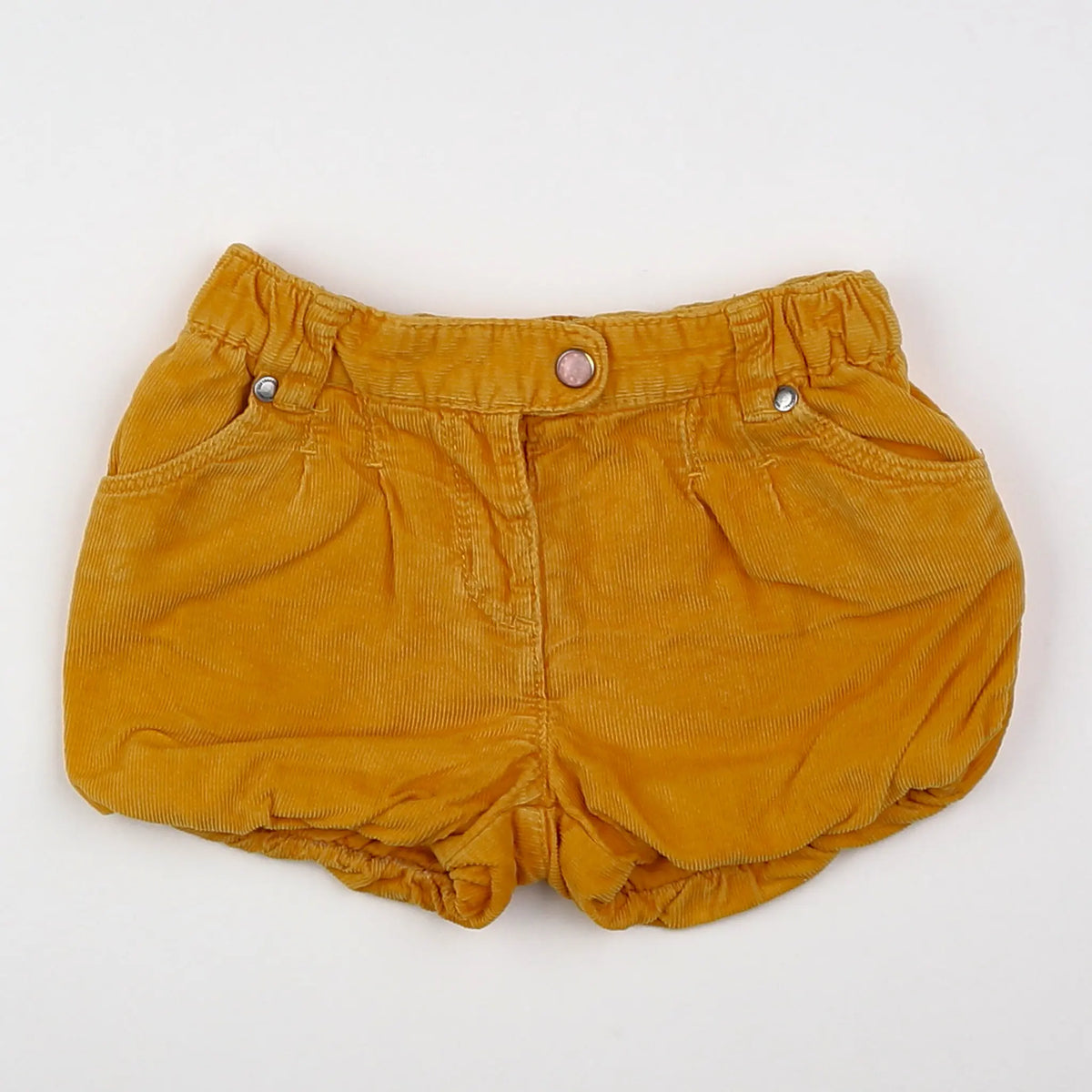 Vertbaudet - short jaune - 9 mois