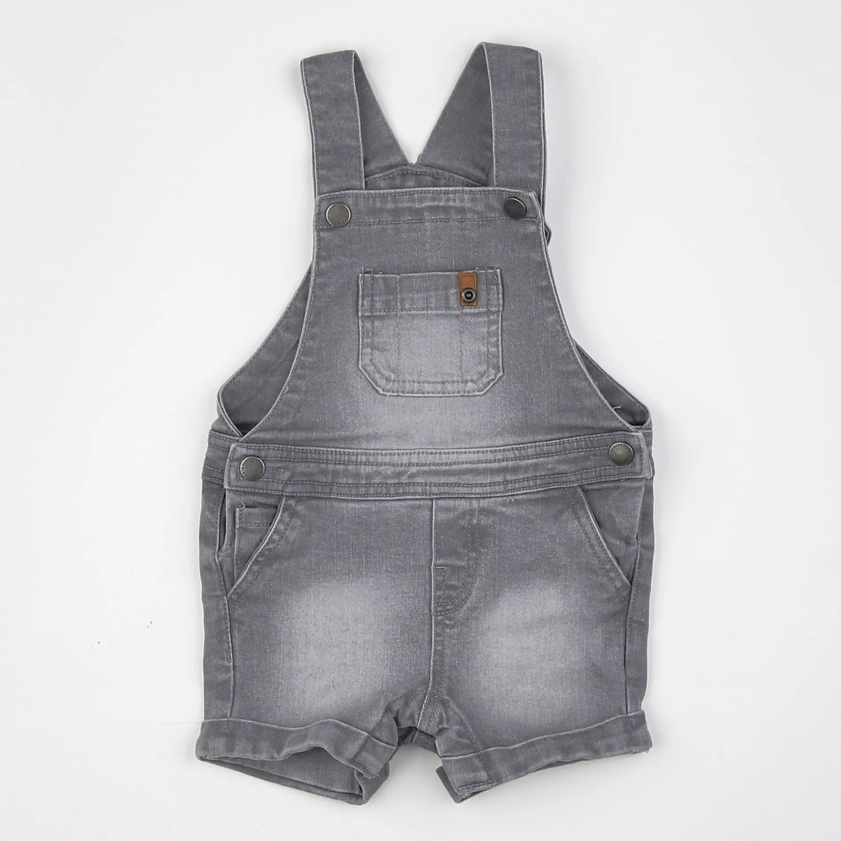 Vertbaudet - salopette gris - 12 mois