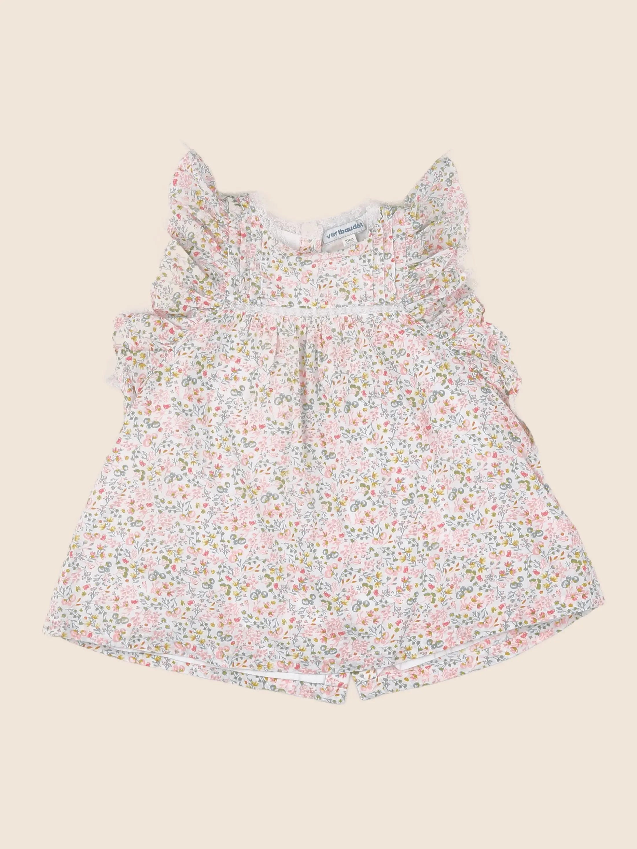 Vertbaudet - robe rose - 18 mois