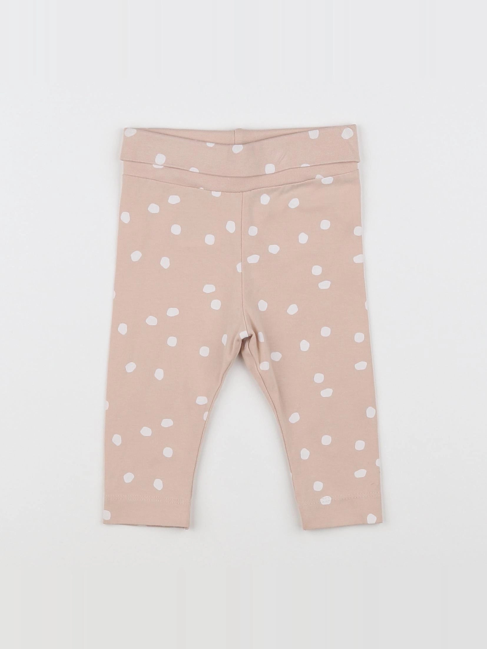 H&M - legging rose - 6 mois