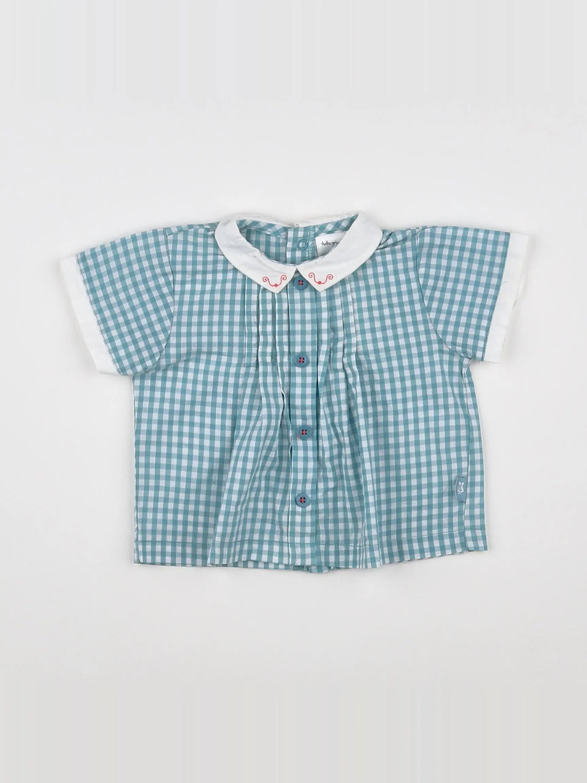Tutto Piccolo - blouse bleu - 3 mois