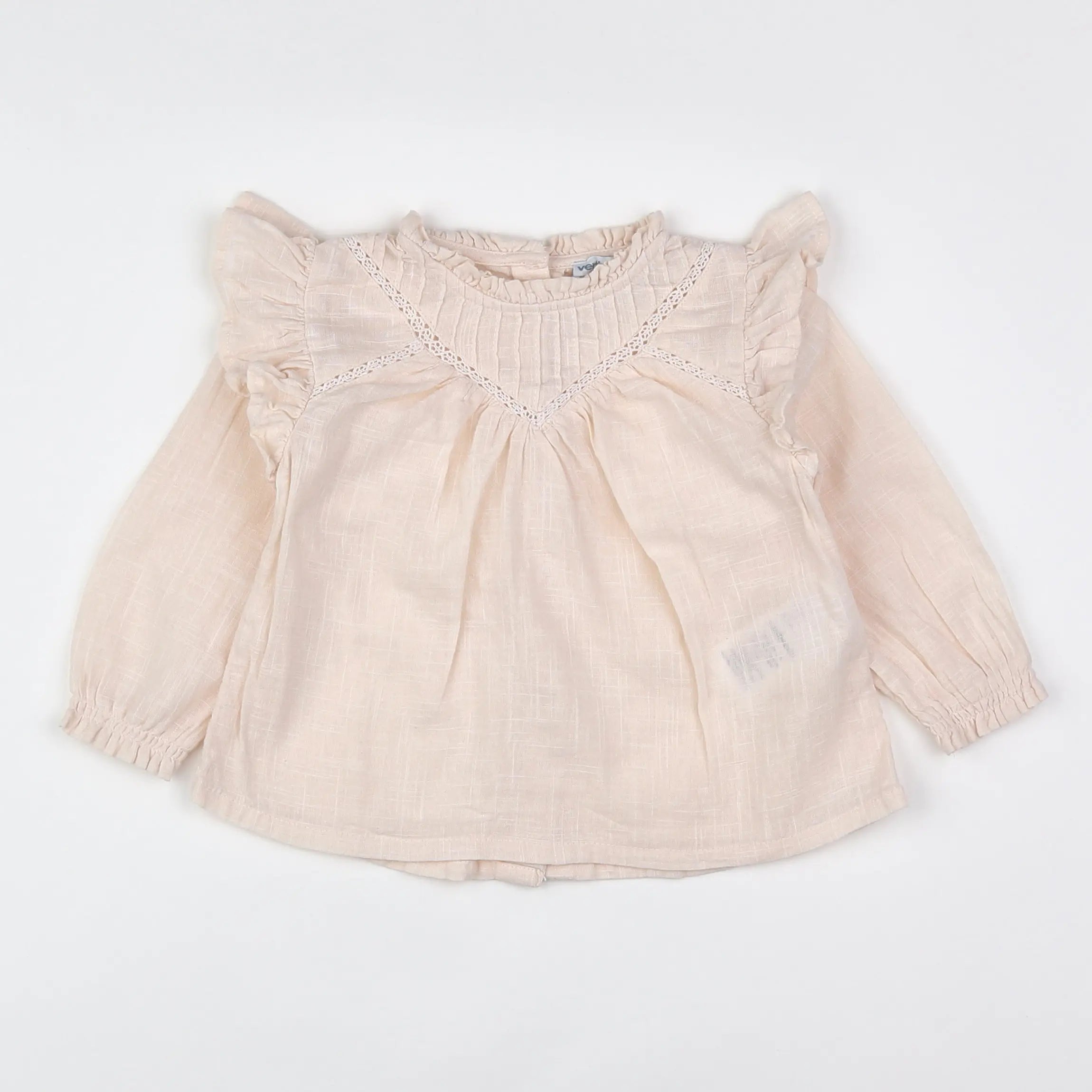 Vertbaudet - blouse rose - 12 mois