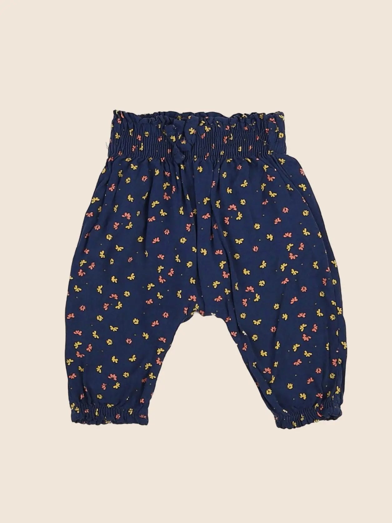 Vertbaudet - pantalon bleu - 3 mois