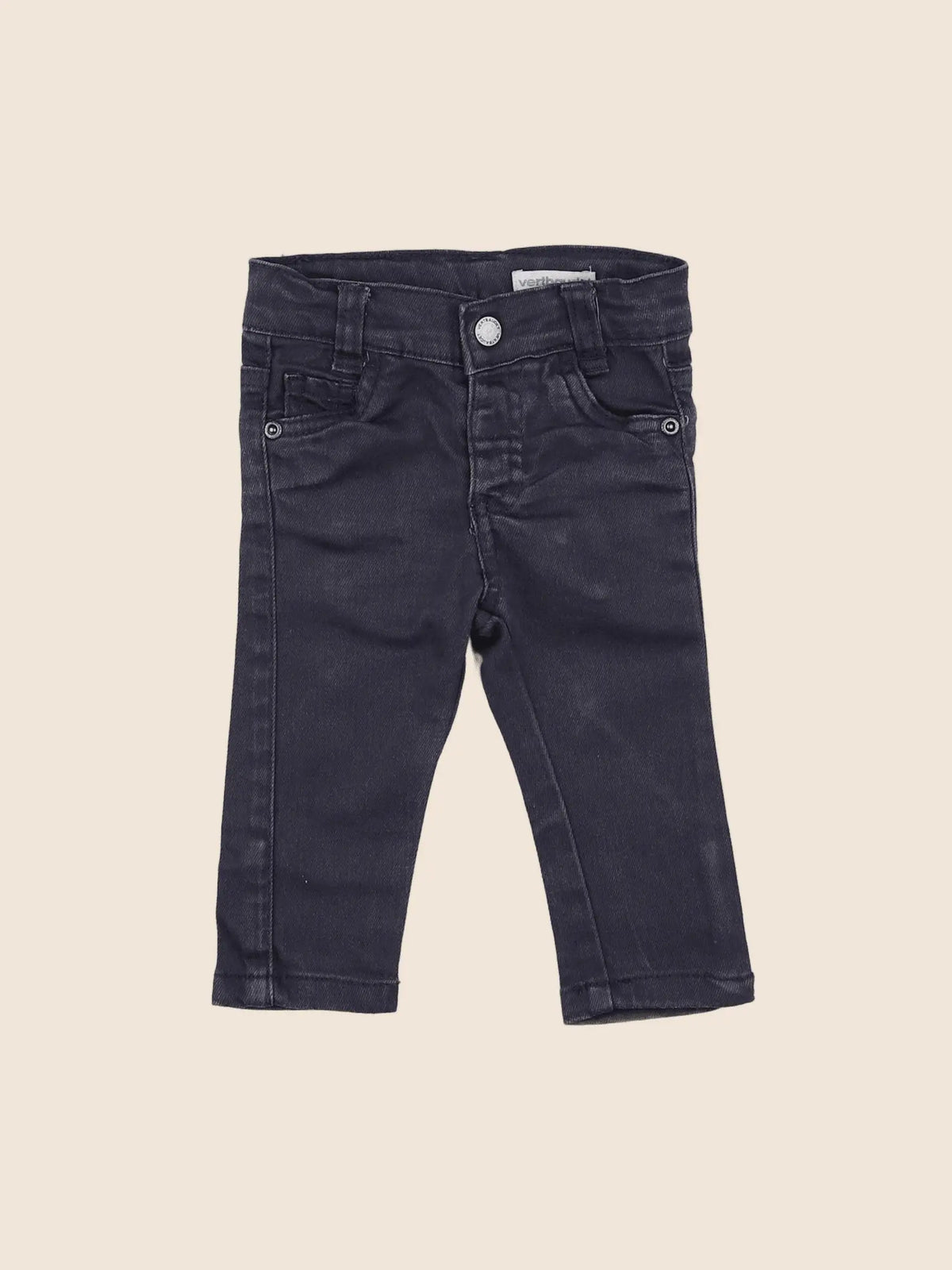 Vertbaudet - jean gris - 3 mois