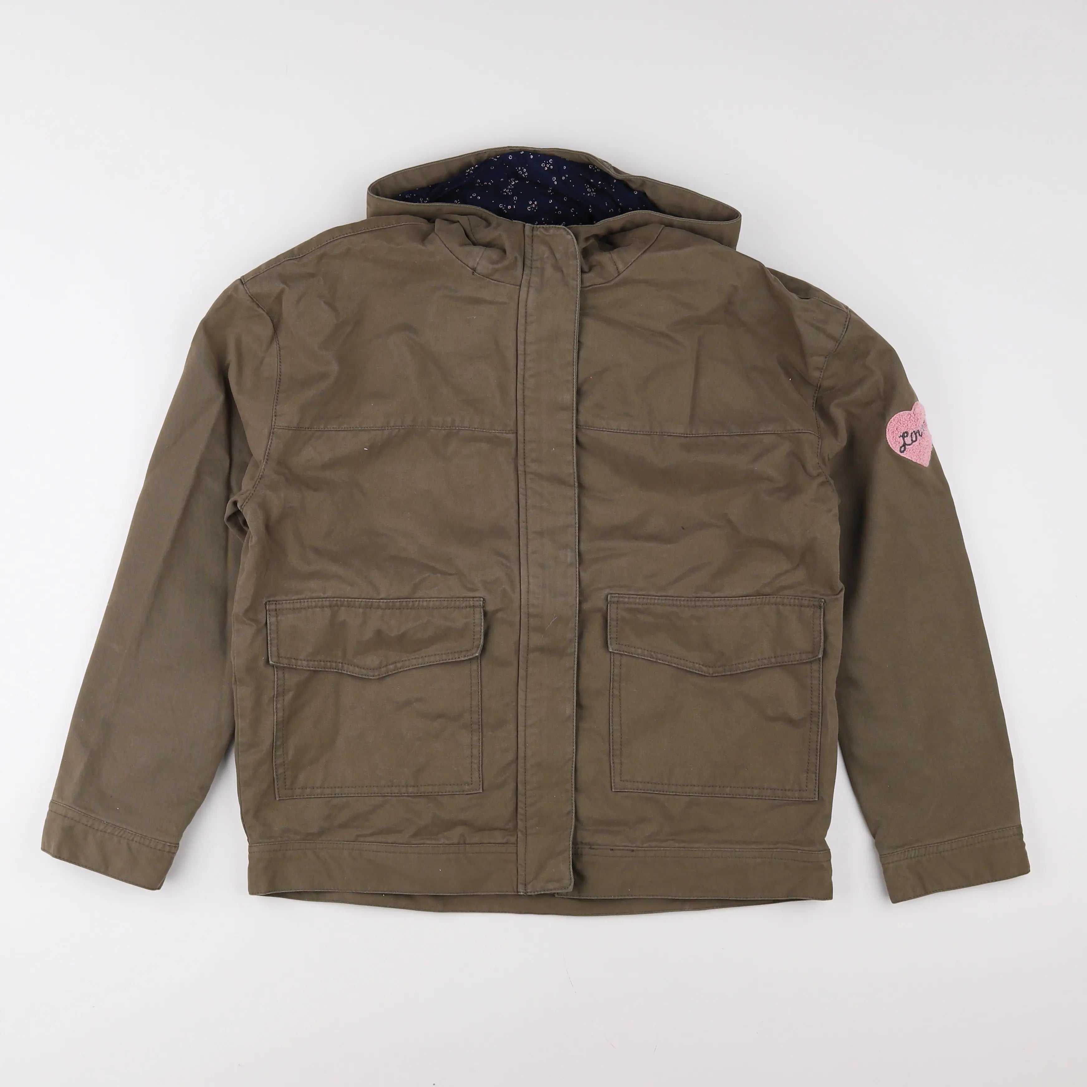 Vertbaudet - parka vert - 12 ans