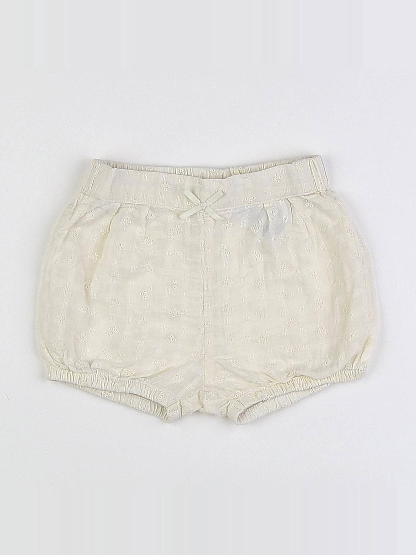 H&M - bloomer blanc - 9/12 mois