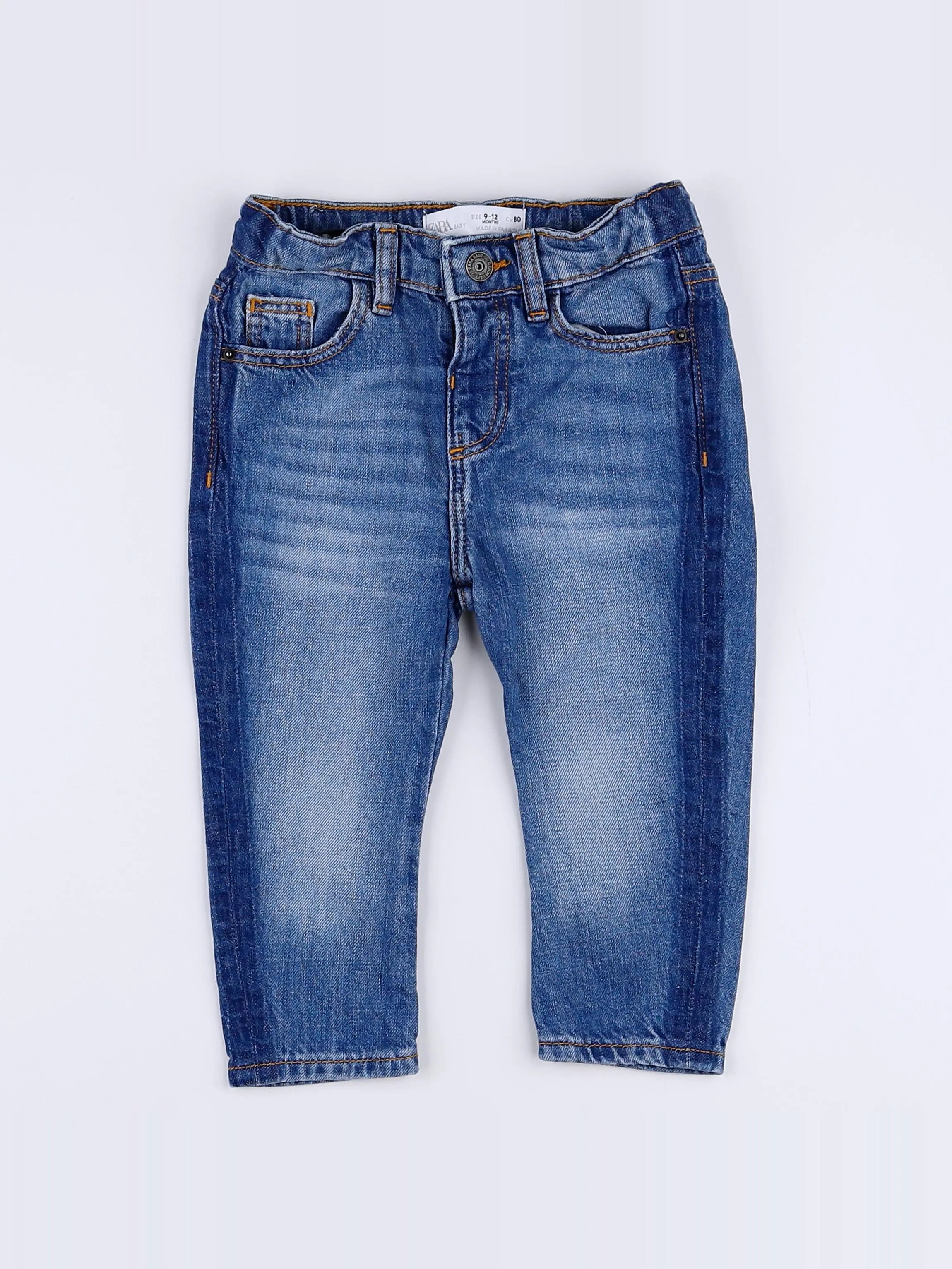 Zara - jean bleu - 9/12 mois