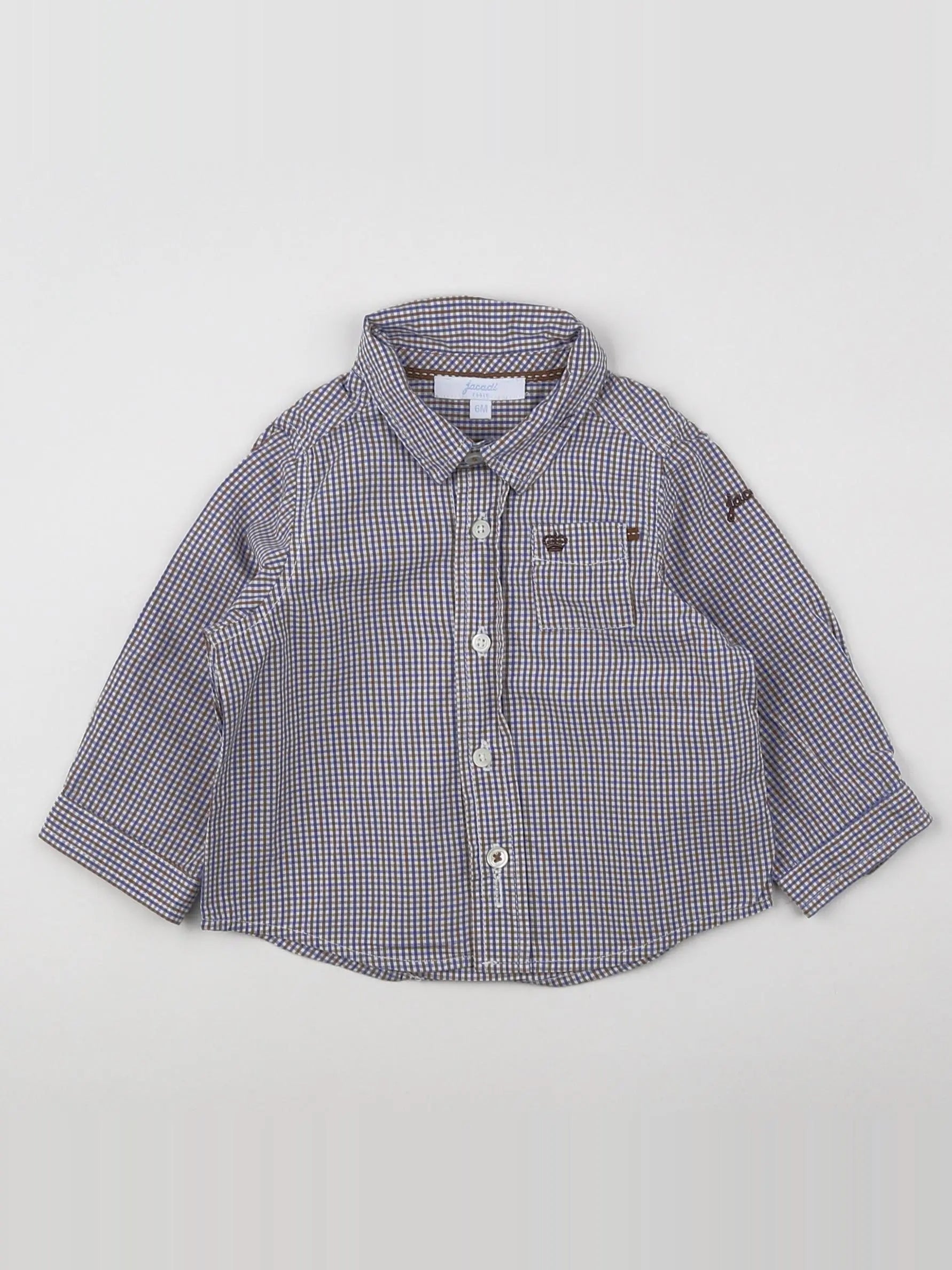 Jacadi - chemise multicolore - 6 mois