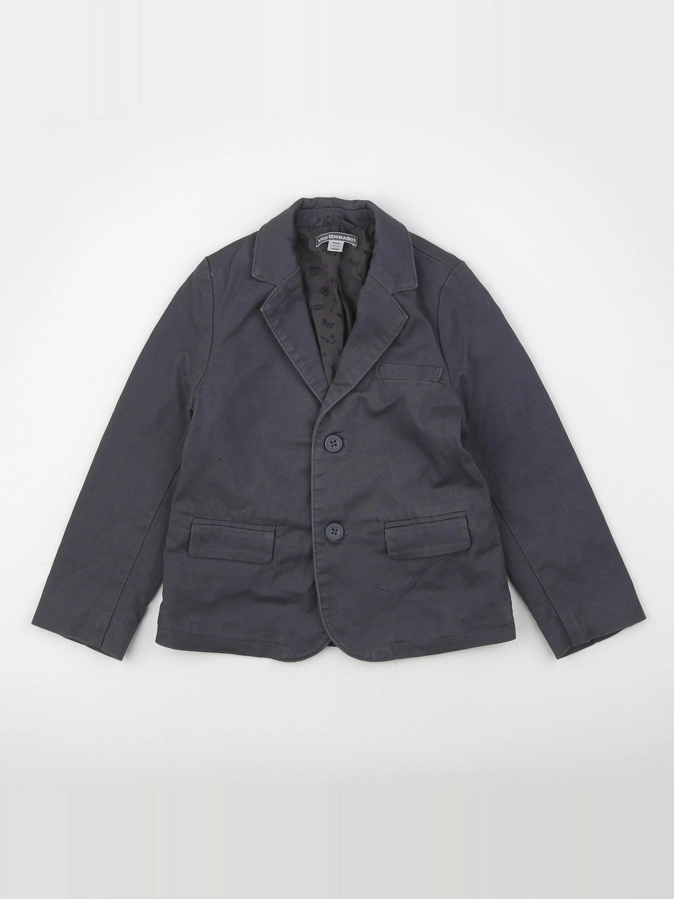 Vertbaudet - veste gris - 3 ans