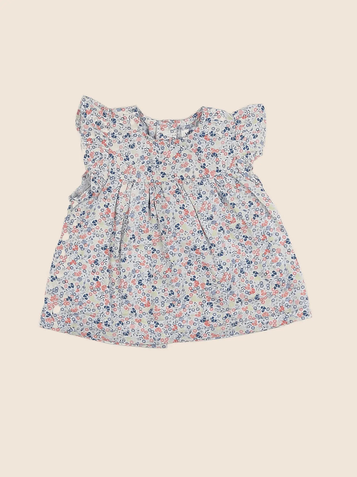 Vertbaudet - robe multicolore - 12 mois