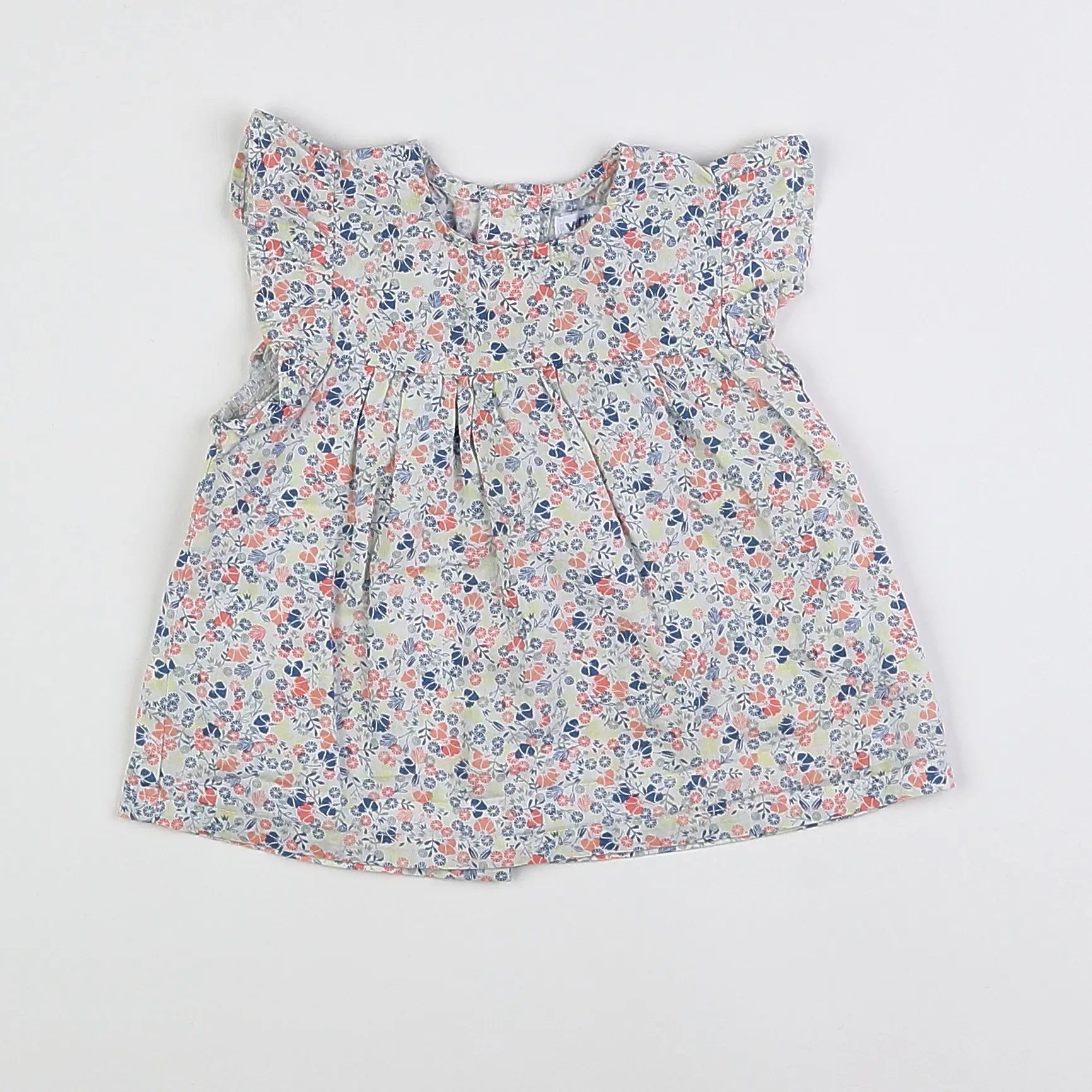 Vertbaudet - robe multicolore - 12 mois