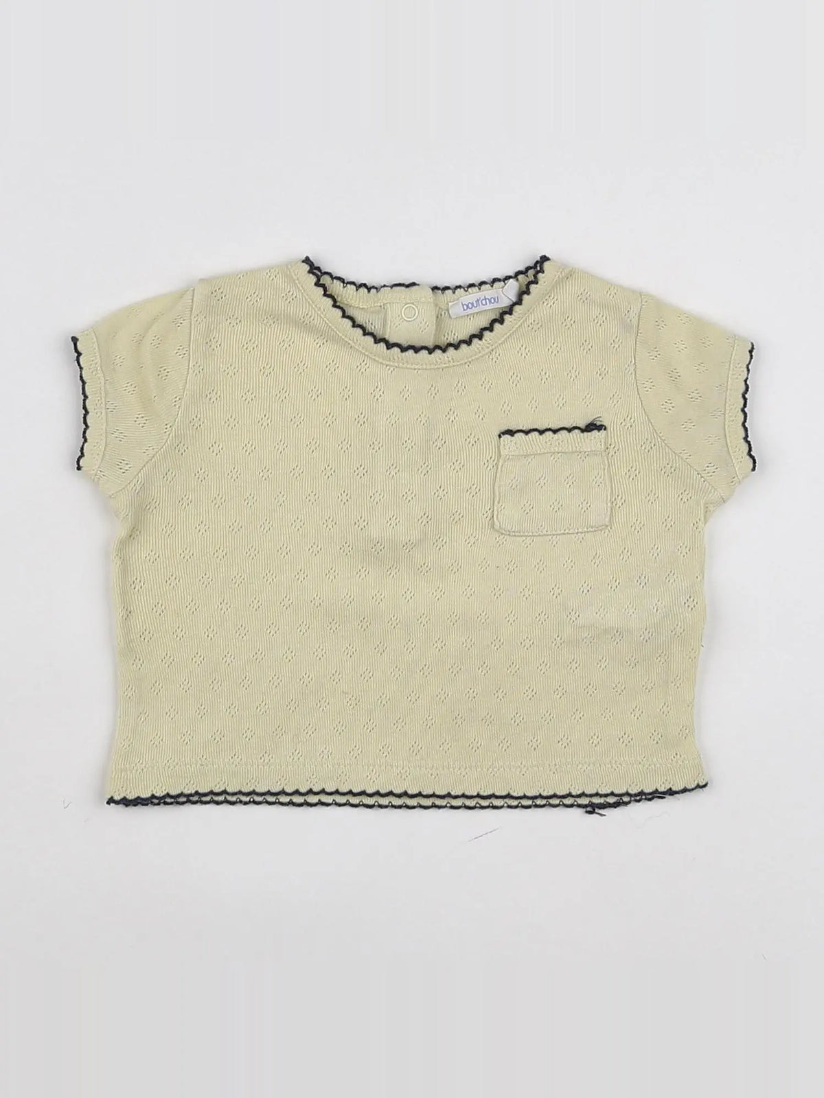 Boutchou - tee-shirt jaune - 6 mois