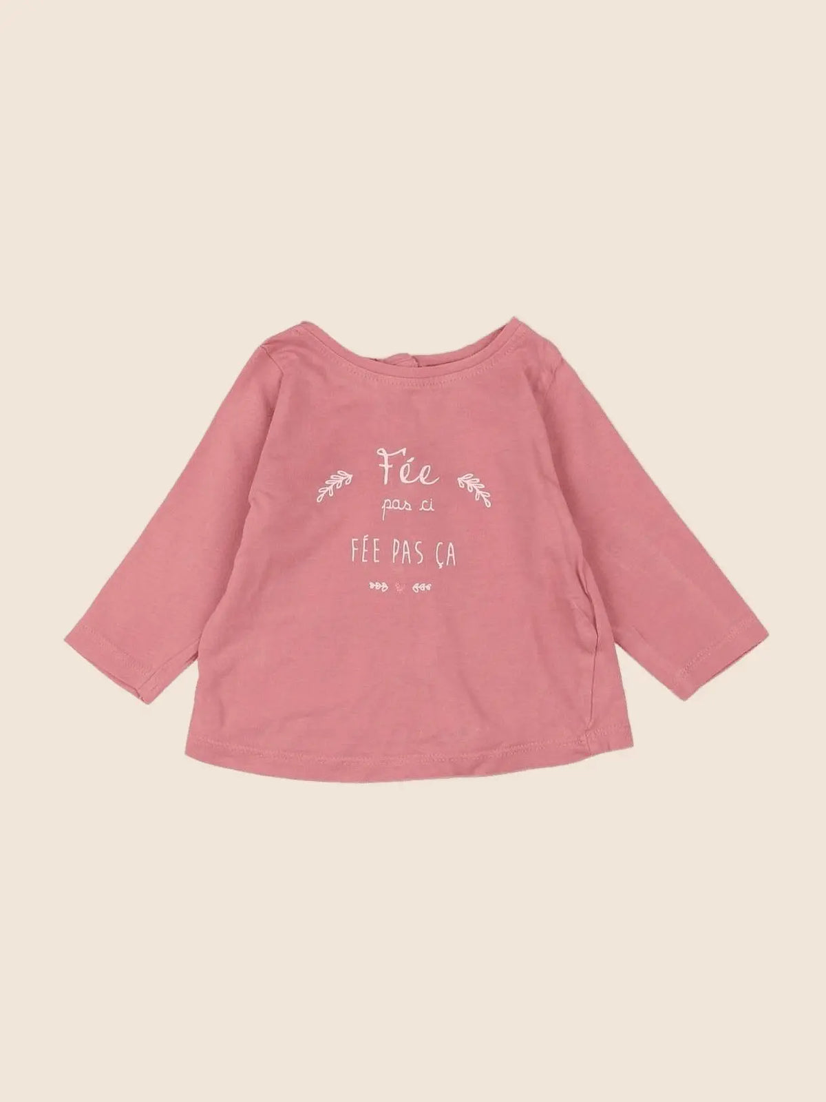 Tape à l'oeil - tee-shirt rose - 3 mois