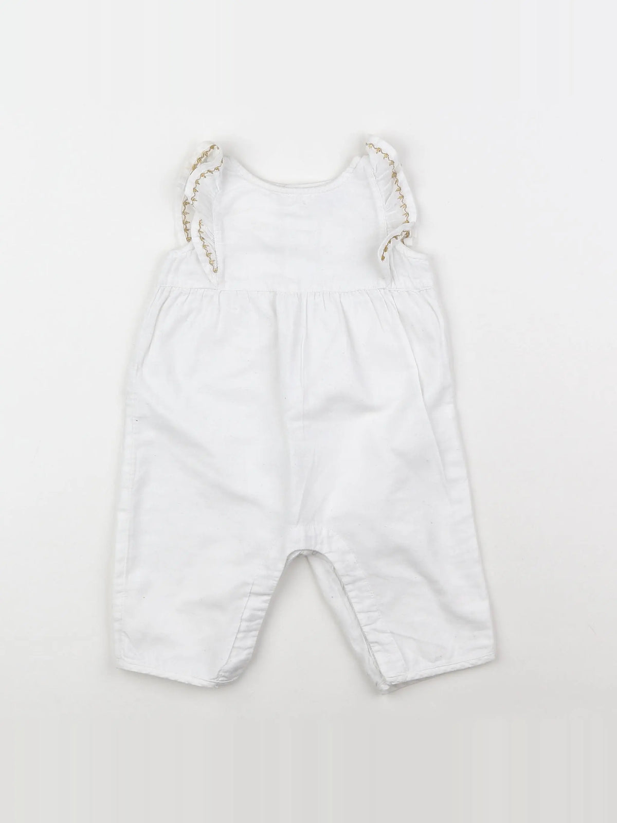 Boutchou - combinaison blanc, or - 3 mois