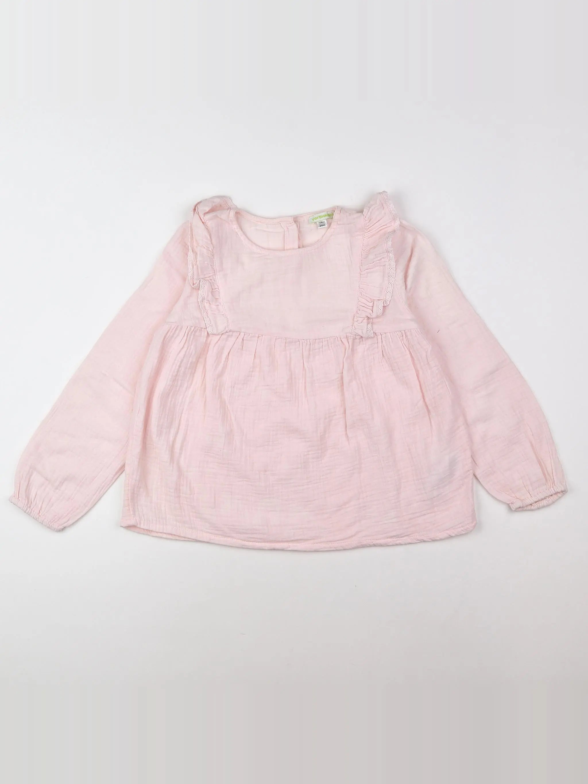 Vertbaudet - blouse rose - 9 ans